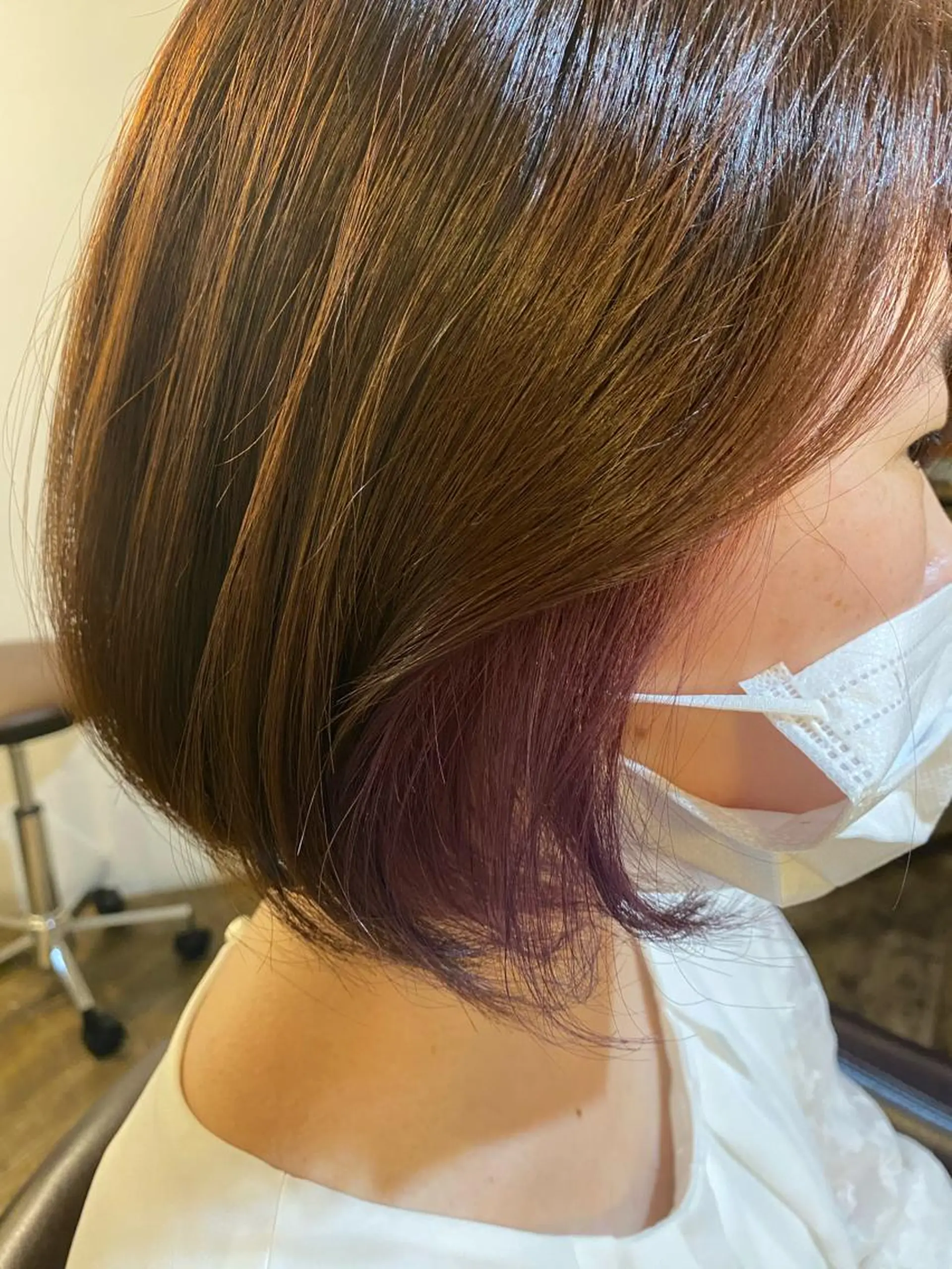 ミディアム ヘアカラー トリートメント 立花 ふたば🌱のヘアスタイル