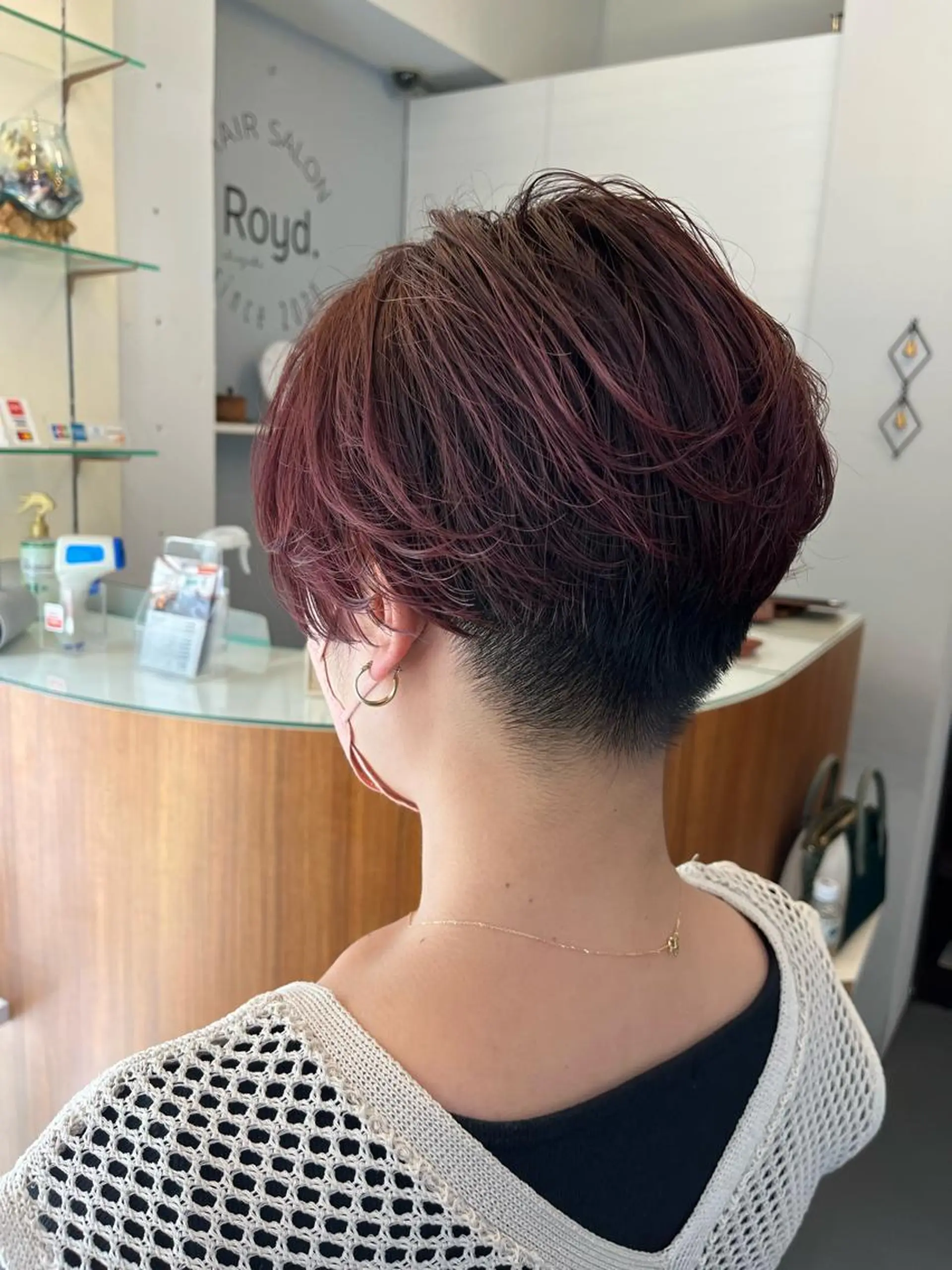 ショート カラー カット ヘアカラー 代表　土屋ヒロユキ ショートカットのヘアスタイル