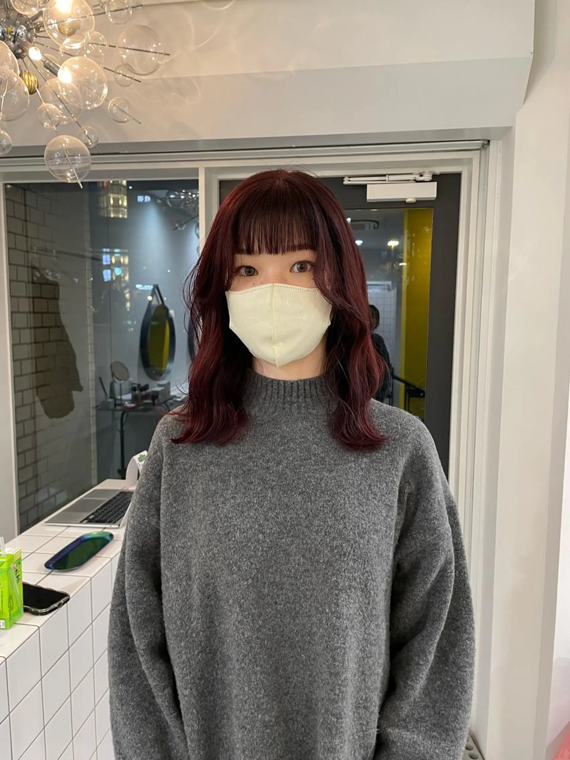 ミディアム カラー Koto🌿 ブリーチなしカラーのヘアスタイル