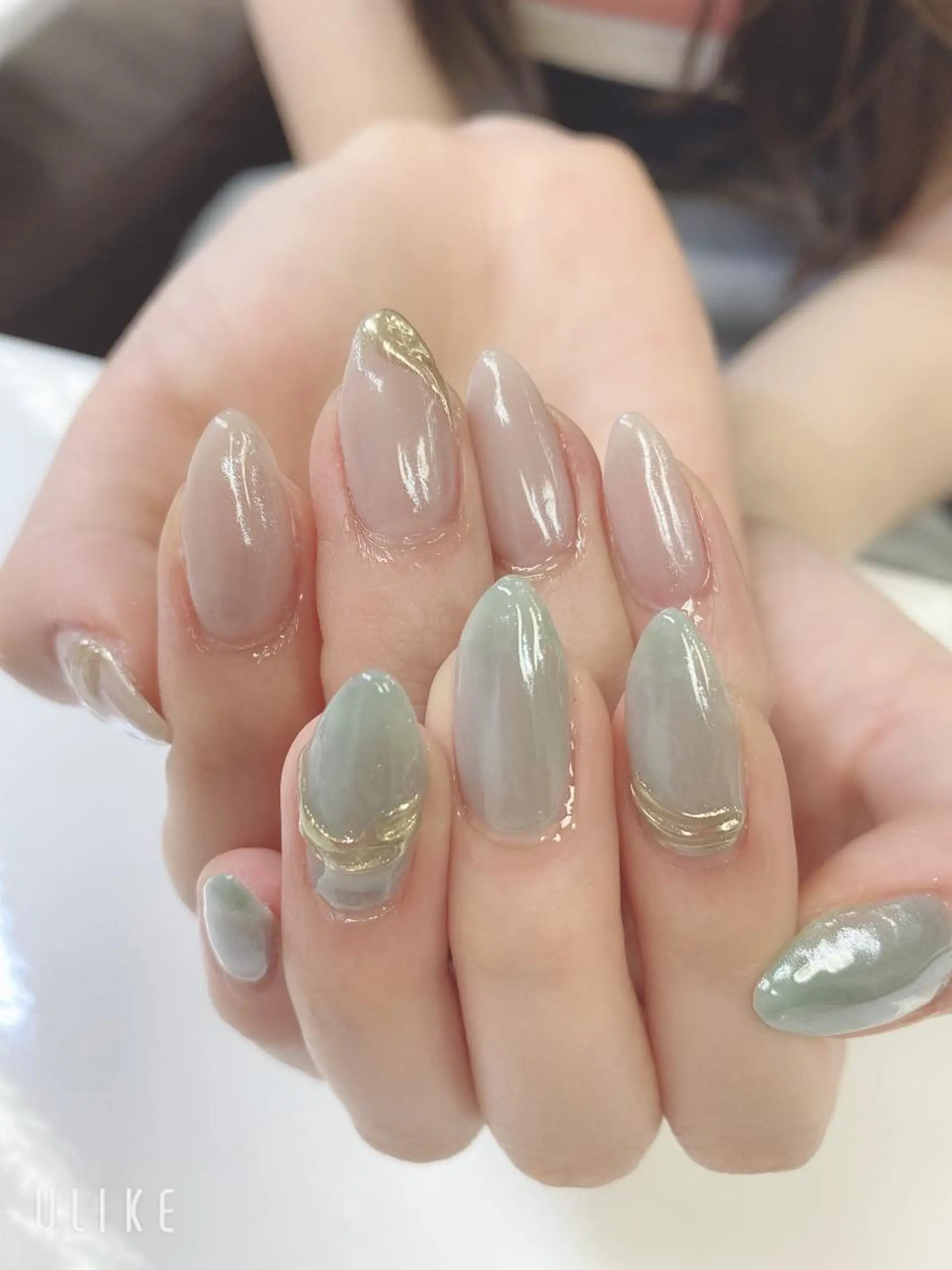 ミディアム ハンドネイル JNA認定講師🌸 RIEのネイルデザイン