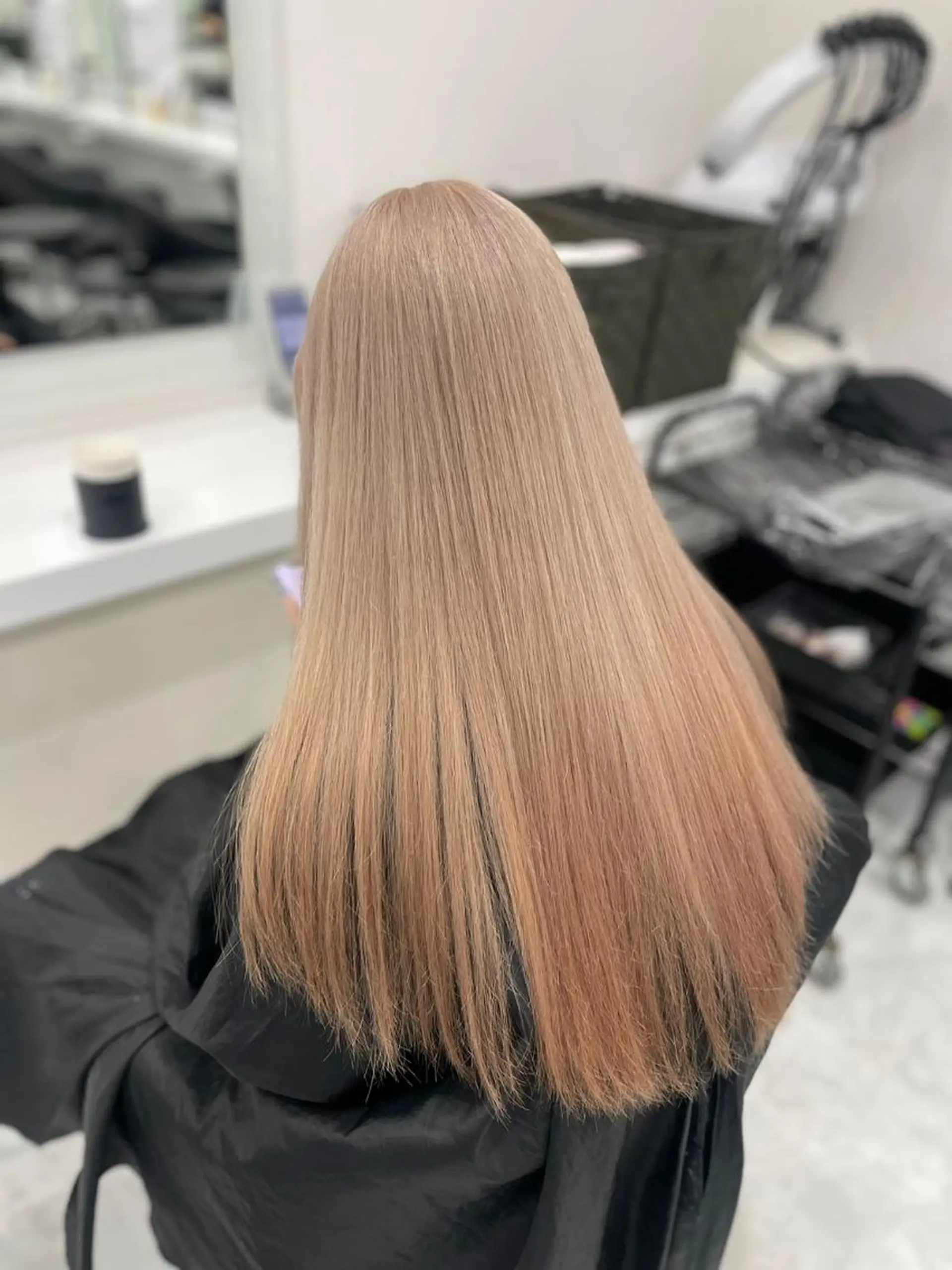 カラー ヘアカラー トリートメント ヘッドスパ ヘアセット ハイトーン🤍ブロン ド🤍MISAKIのヘアスタイル