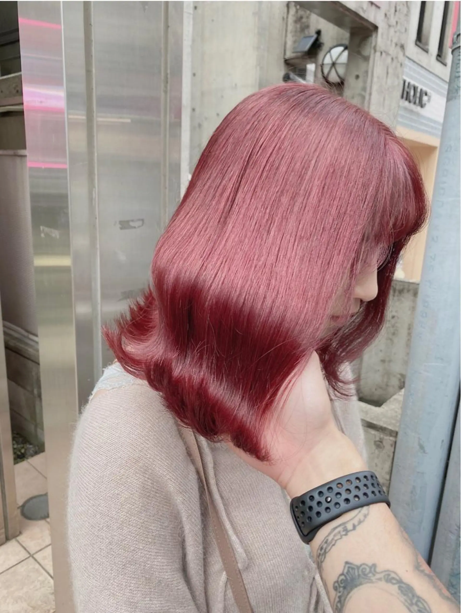 セミロング カラー メンズ似合わせ🪞 副店長 kotoriのヘアスタイル