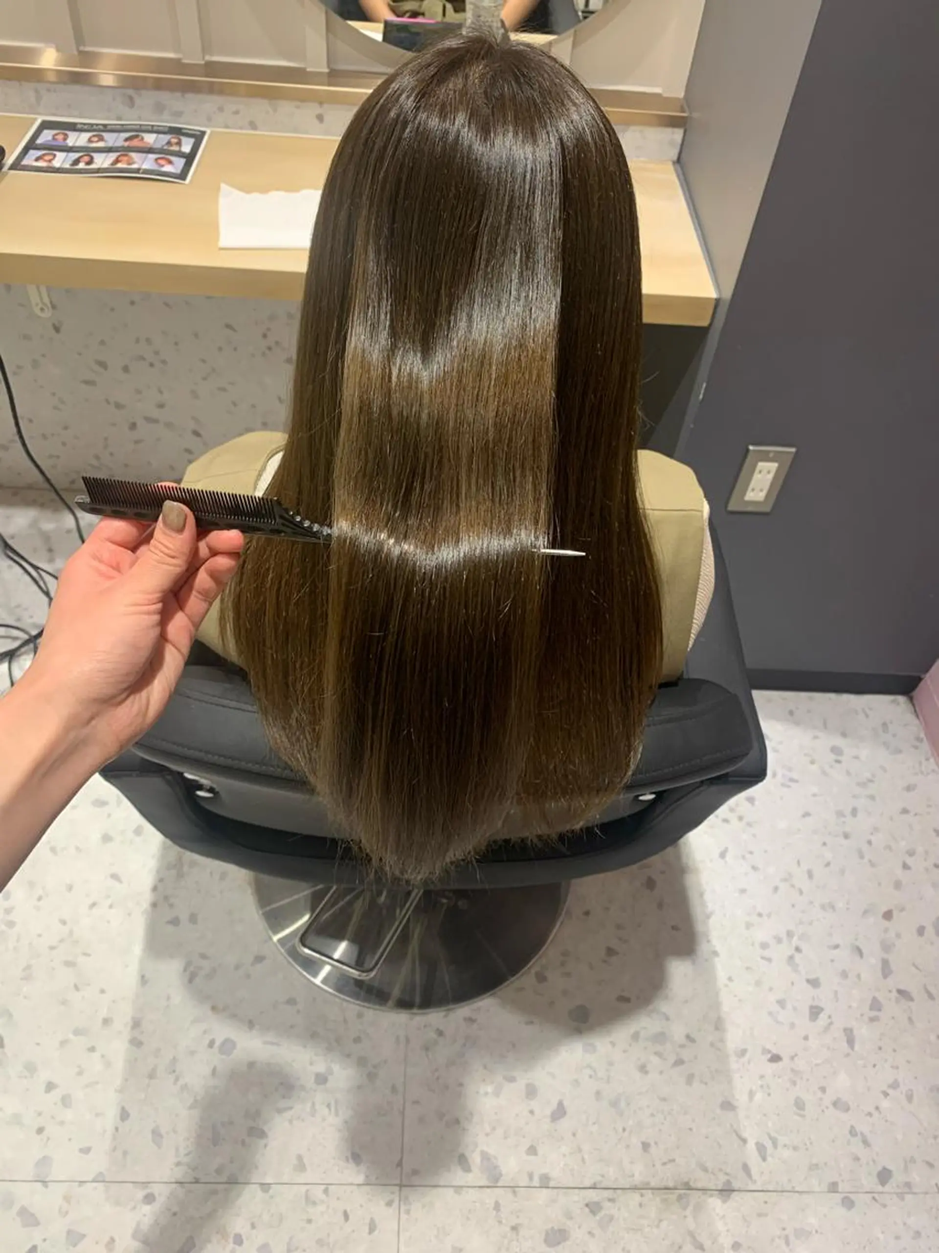 ロング カラー ヘアカラー トリートメント 🥀韓国ヘア🥀 宮津真菜のヘアスタイル