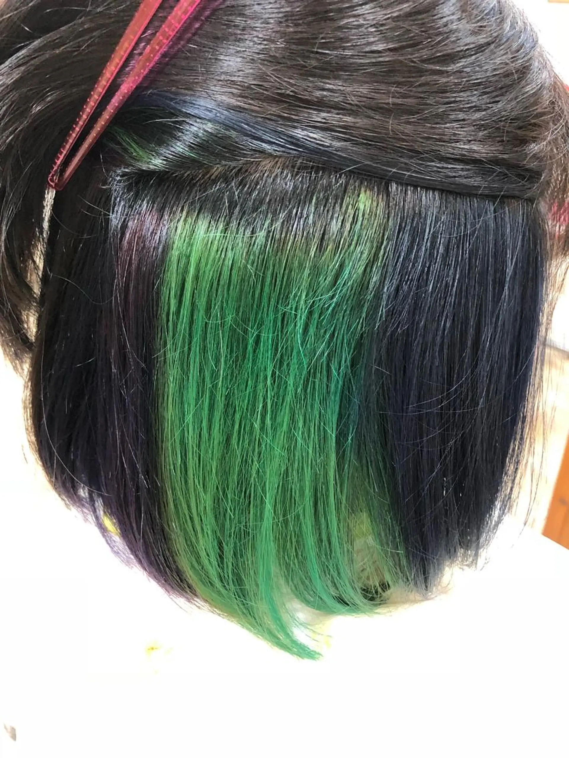 ミディアム カラー インナーカラー ネイビーカラー バイオレットカラー Snaly カラー特化ページのヘアスタイル