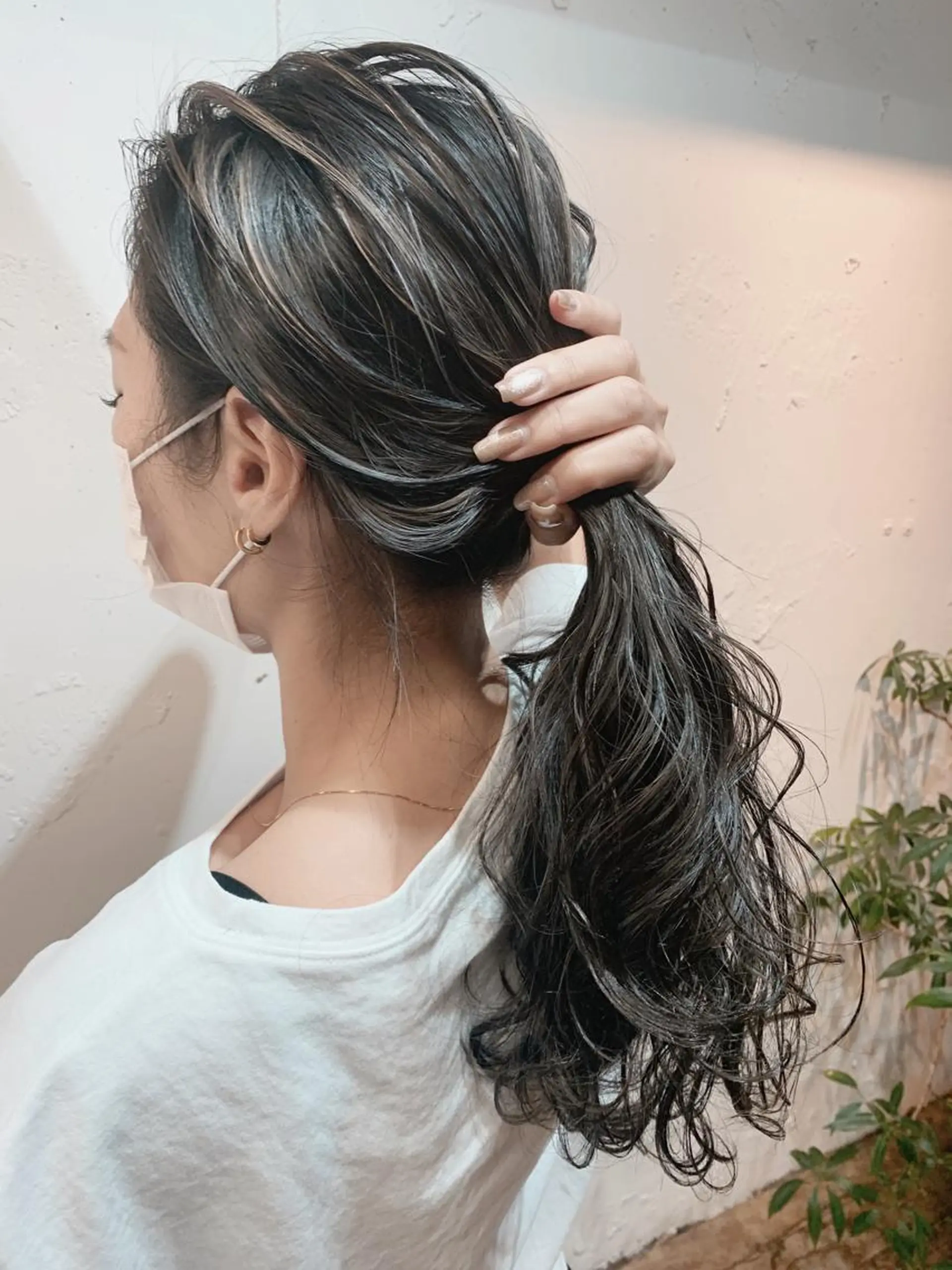 カラー バレイヤージュ ハイライトカラー Beyond（kitaro）所属・石井辰功也 フリーランス美容師のヘアスタイル