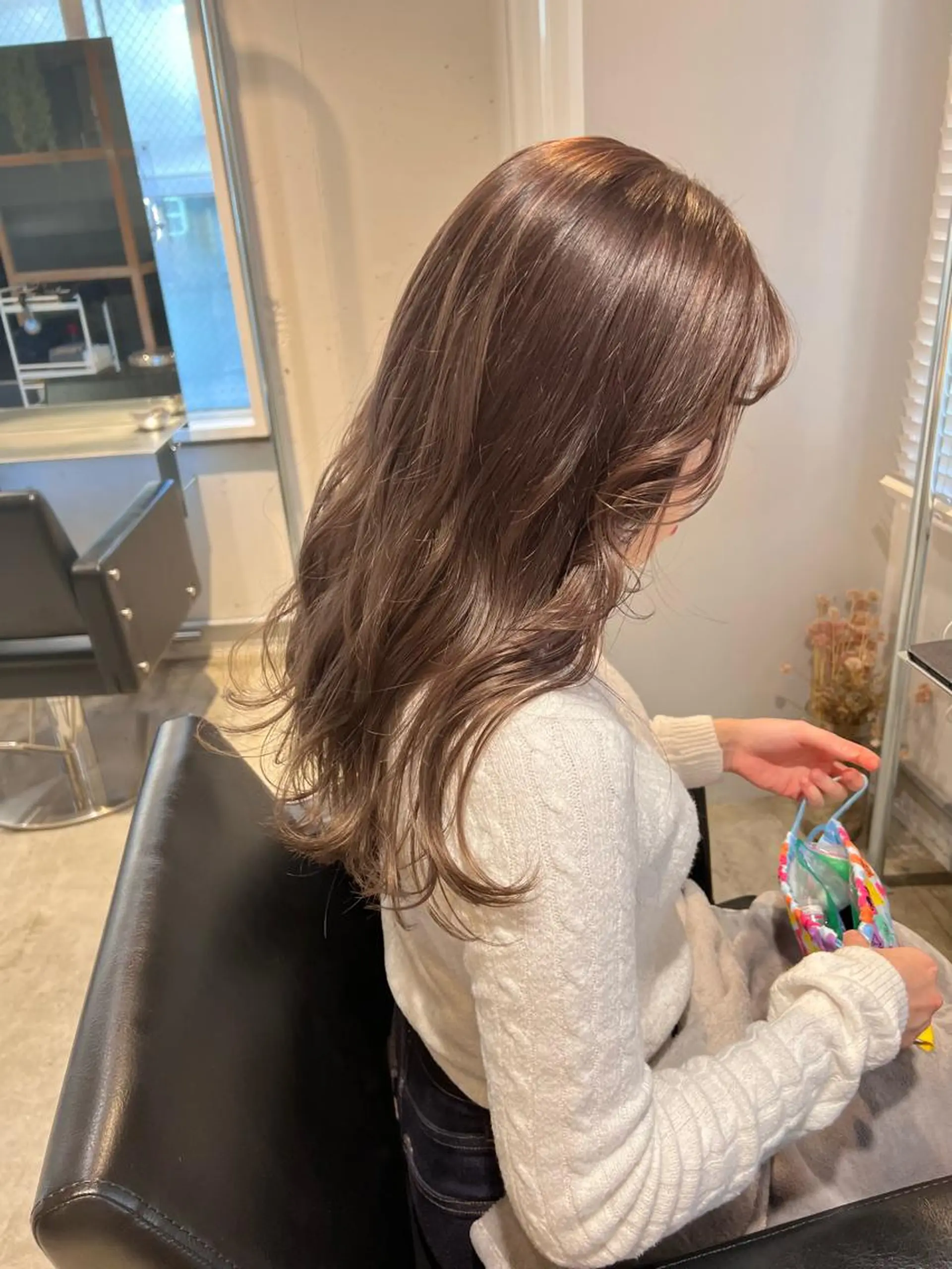 セミロング カラー 髪質改善period.所属・いしかわまい🎀 髪質改善特価サロンのヘアスタイル