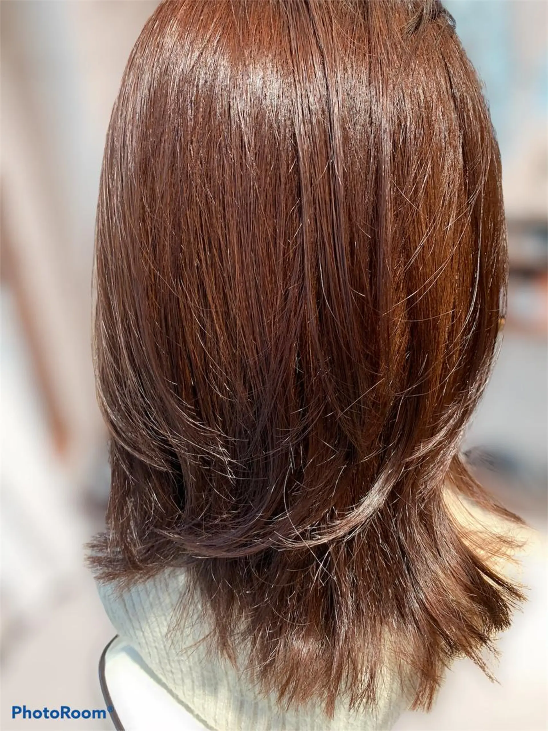 ミディアム カラー GO TODAY SHAiRE SALON 梅田店所属・3ヶ月持ちが良い ボブ/ショートのヘアスタイル