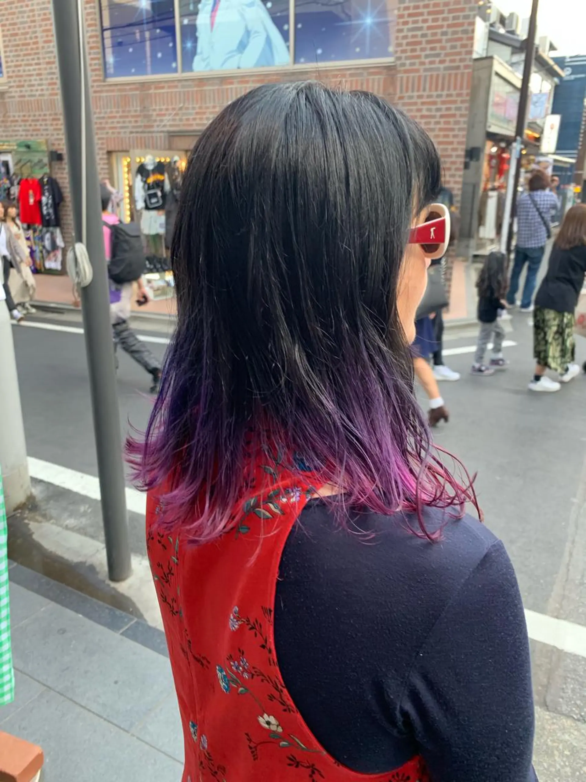 ミディアム カラー ピンクベージュ/新潟 万代/高橋桃葉🍑のヘアスタイル