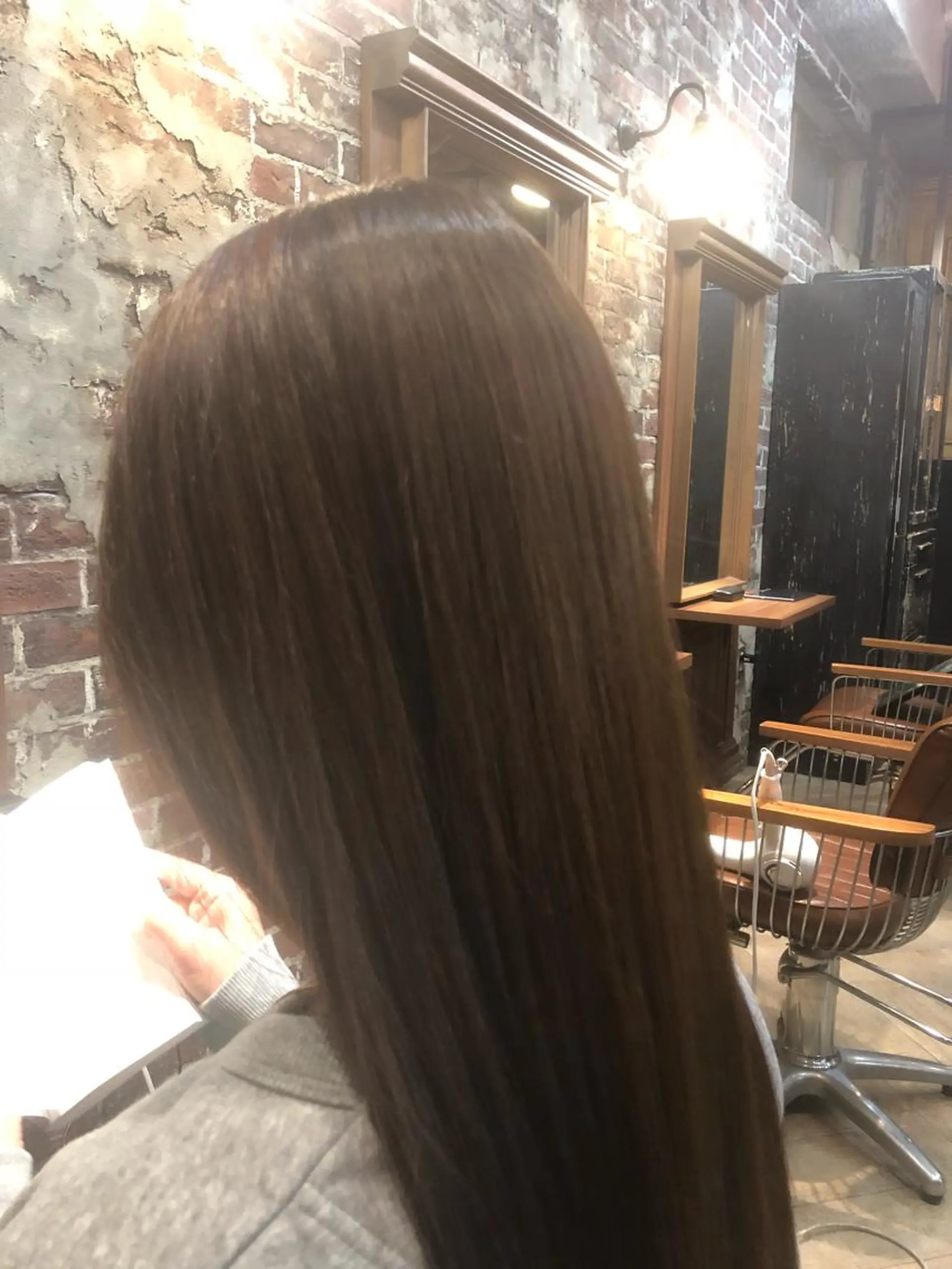 ロング カラー 藤木 雅俊のヘアスタイル