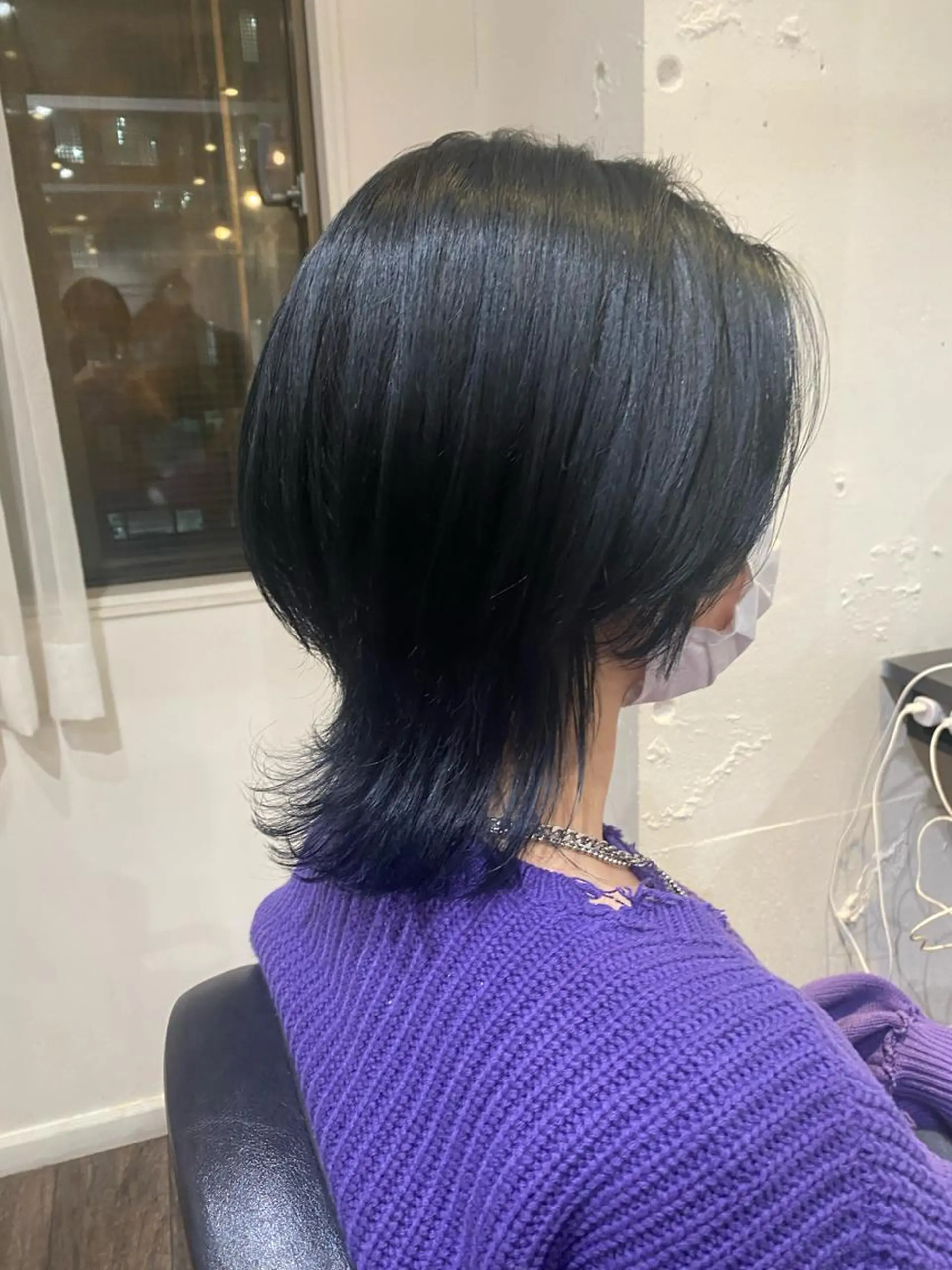 カラー 梅田ハイトーン チダ ヒナノのヘアスタイル