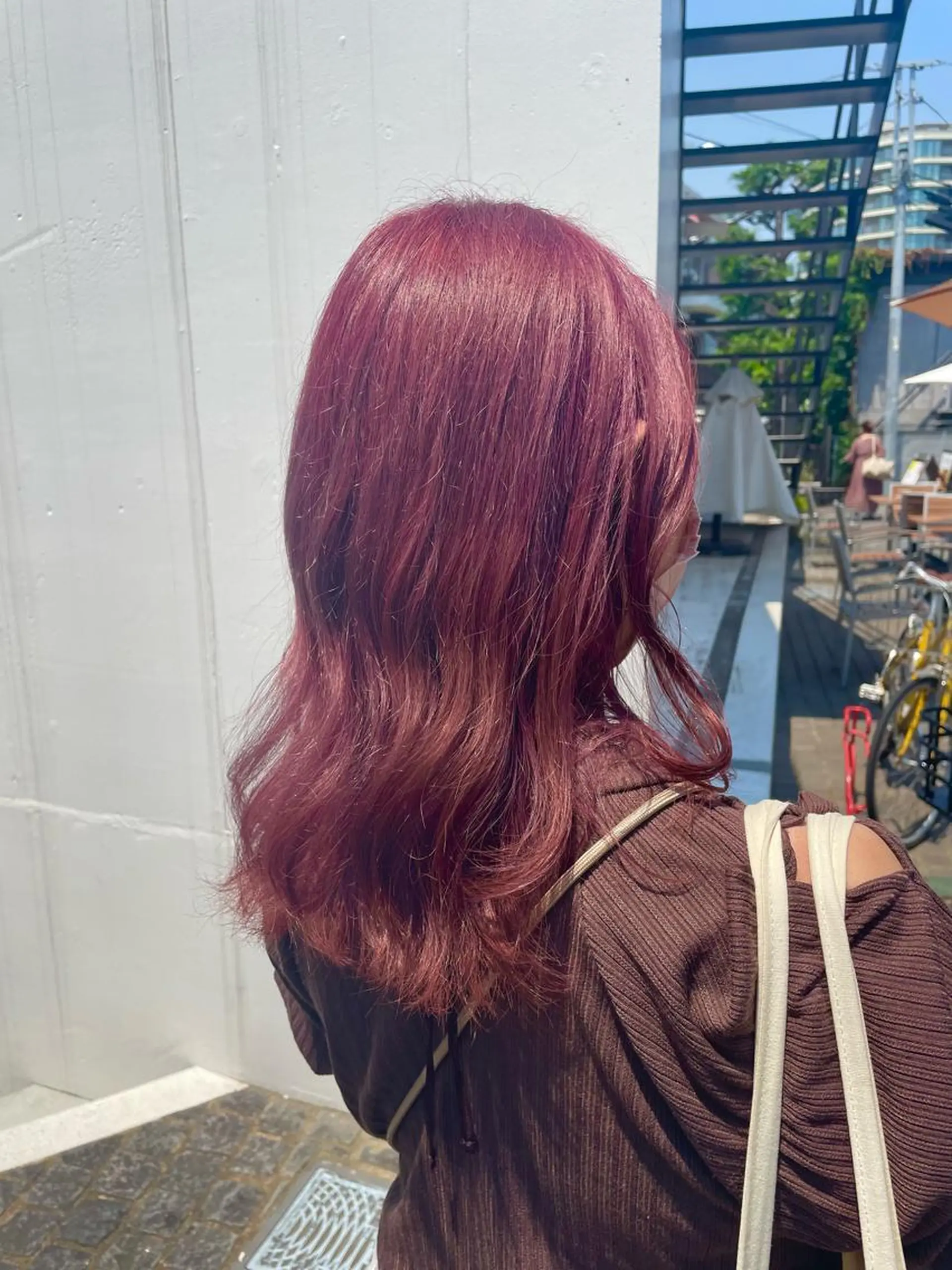 セミロング カラー ブリーチ ラベンダーカラー ピンクカラー ピンクラベンダー カット ヘアカラー トリートメント Pentas所属・☘️当日OK☘️ 鍋島直大のヘアスタイル