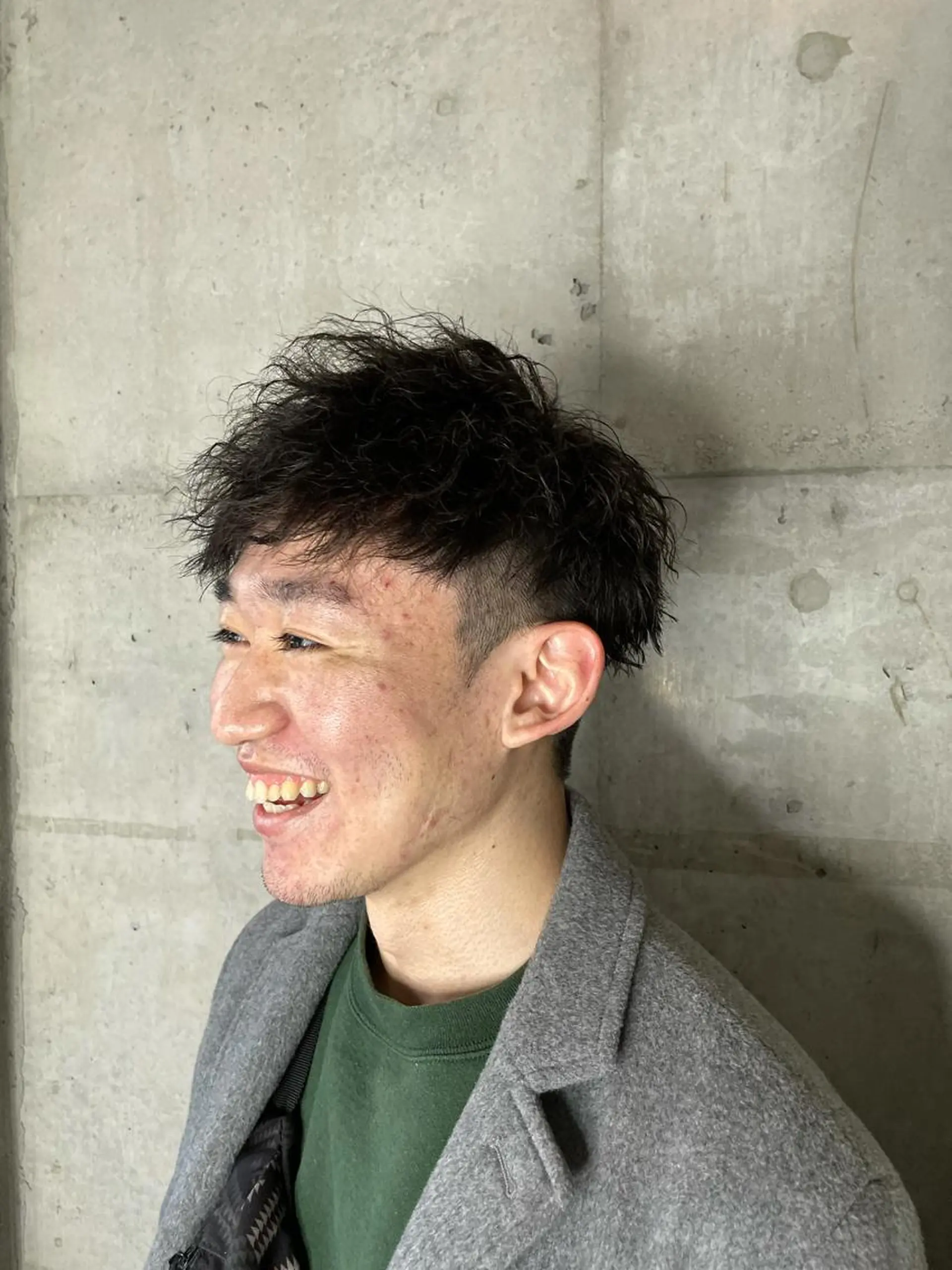 メンズ マッシュ メンズパーマ メンズツイストパーマ ツーブロック 刈り上げ カット パーマ ヘアセット フリーランスシェアサロンルレイル所属・心斎橋/メンズ /ルレイル/地形真希のヘアスタイル