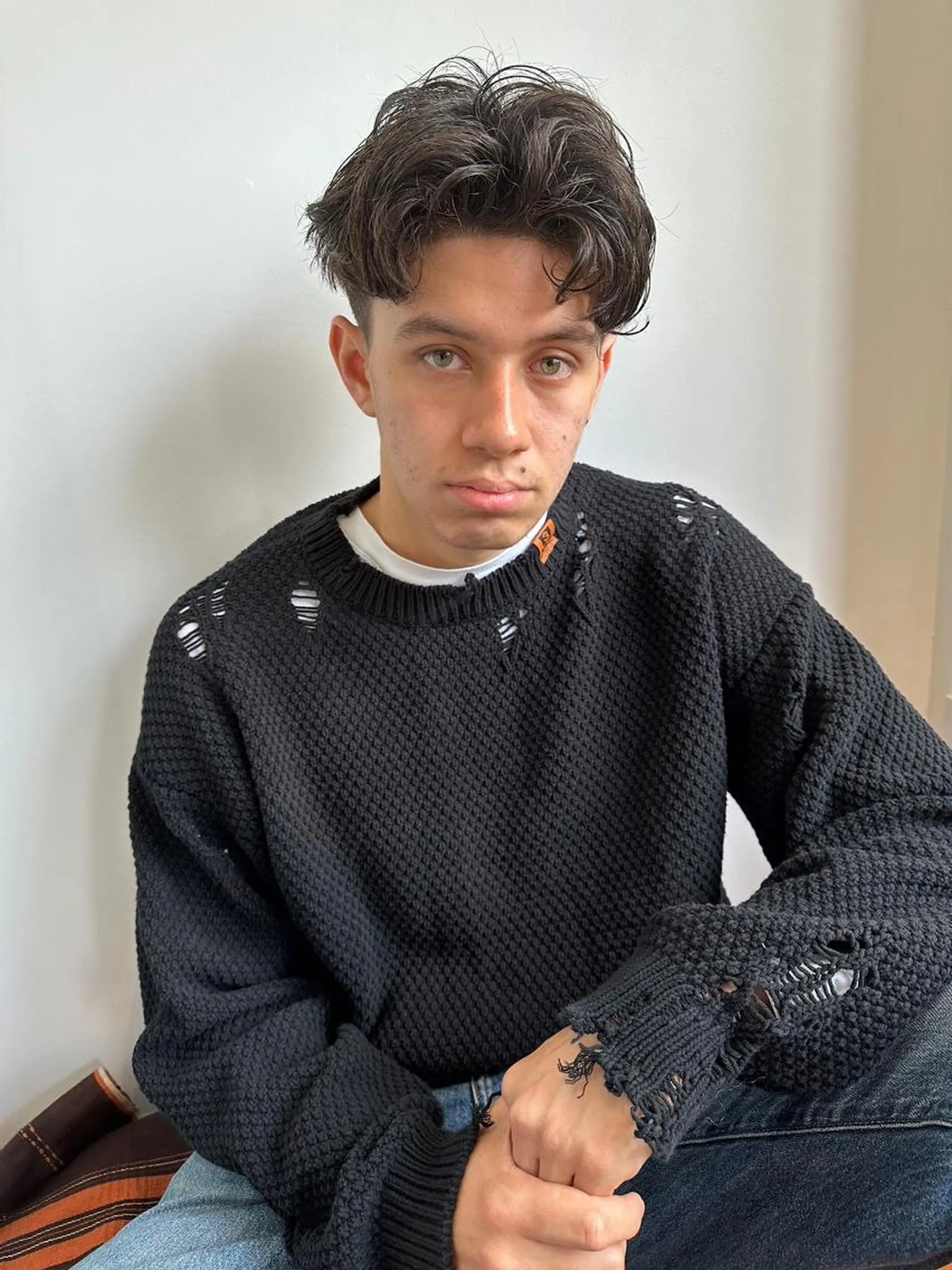 ミディアム カラー パーマ ショートボブ ミディアムパーマ アディクシーカラー ブリーチ ケアブリーチ カット ヘアカラー CEINE OURのヘアスタイル