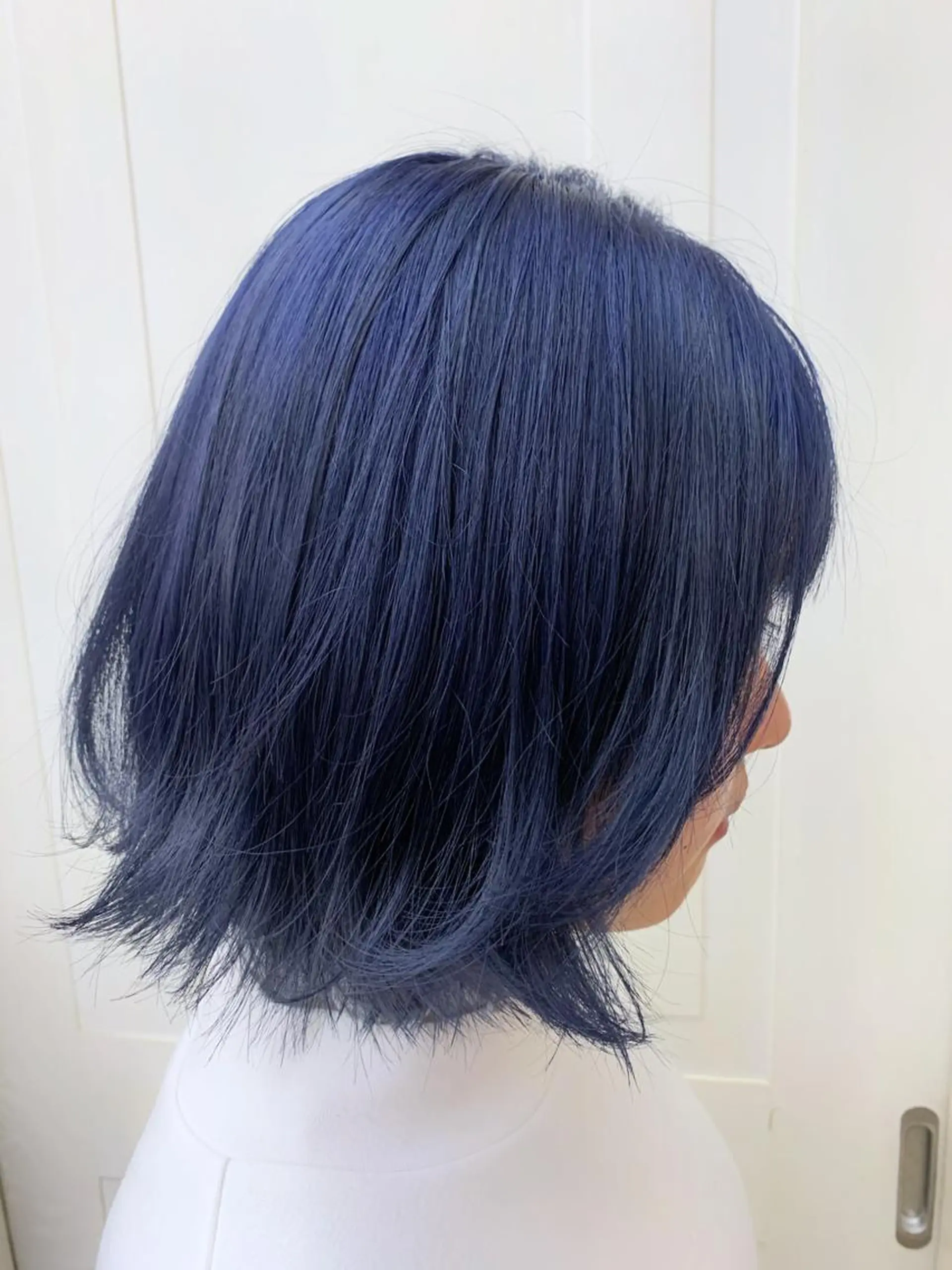 ショート カラー ネイビーカラー カット パーマ ヘッドスパ 髪質改善×大人可愛い 艶髪🫧ダイトのヘアスタイル