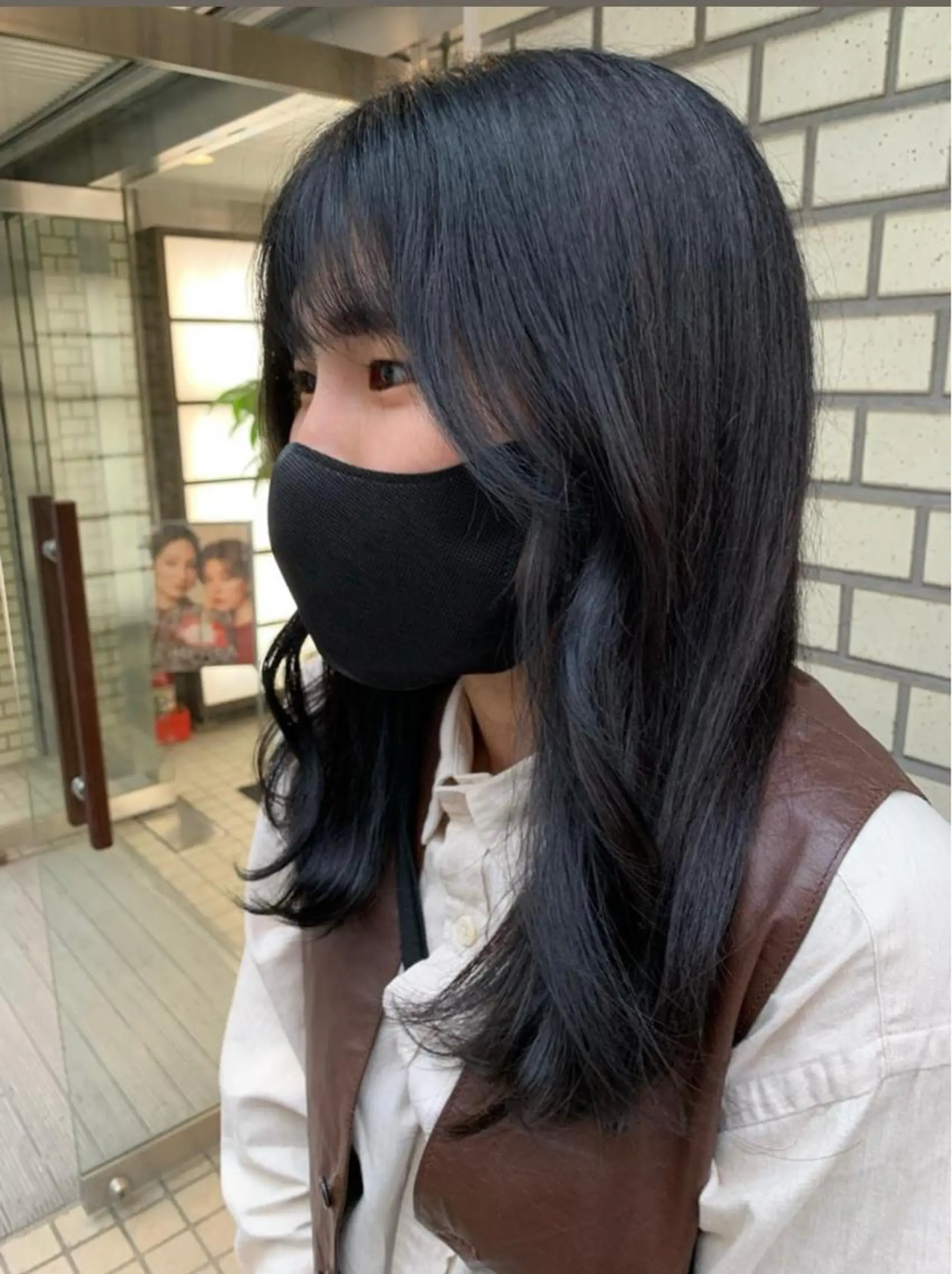 セミロング カラー ショート・ボブ 🌈chinaのヘアスタイル