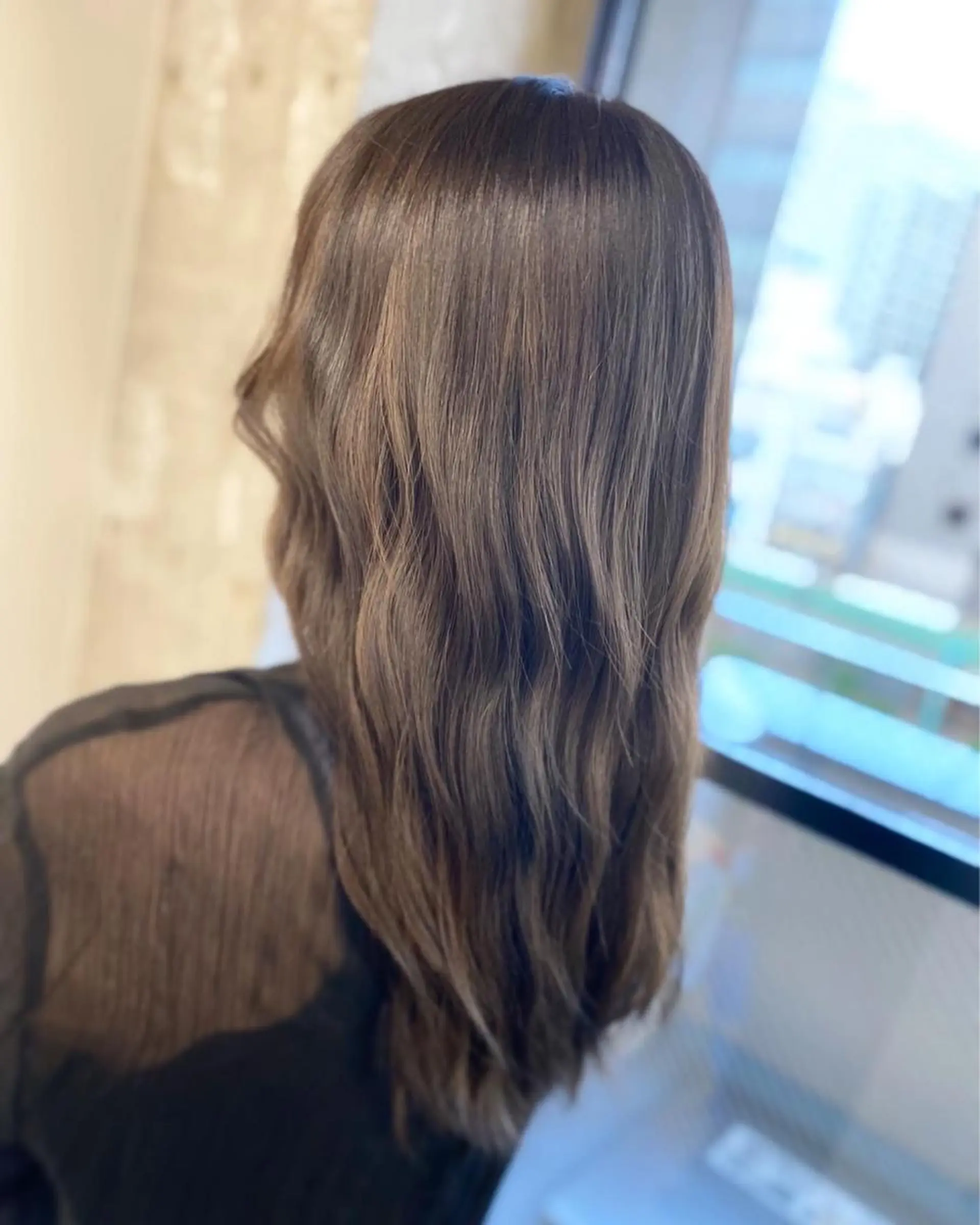 カラー グレージュ オリーブグレージュ オリーブグレー ヘアカラー トリートメント NUMBER 天王寺YUYAのヘアスタイル