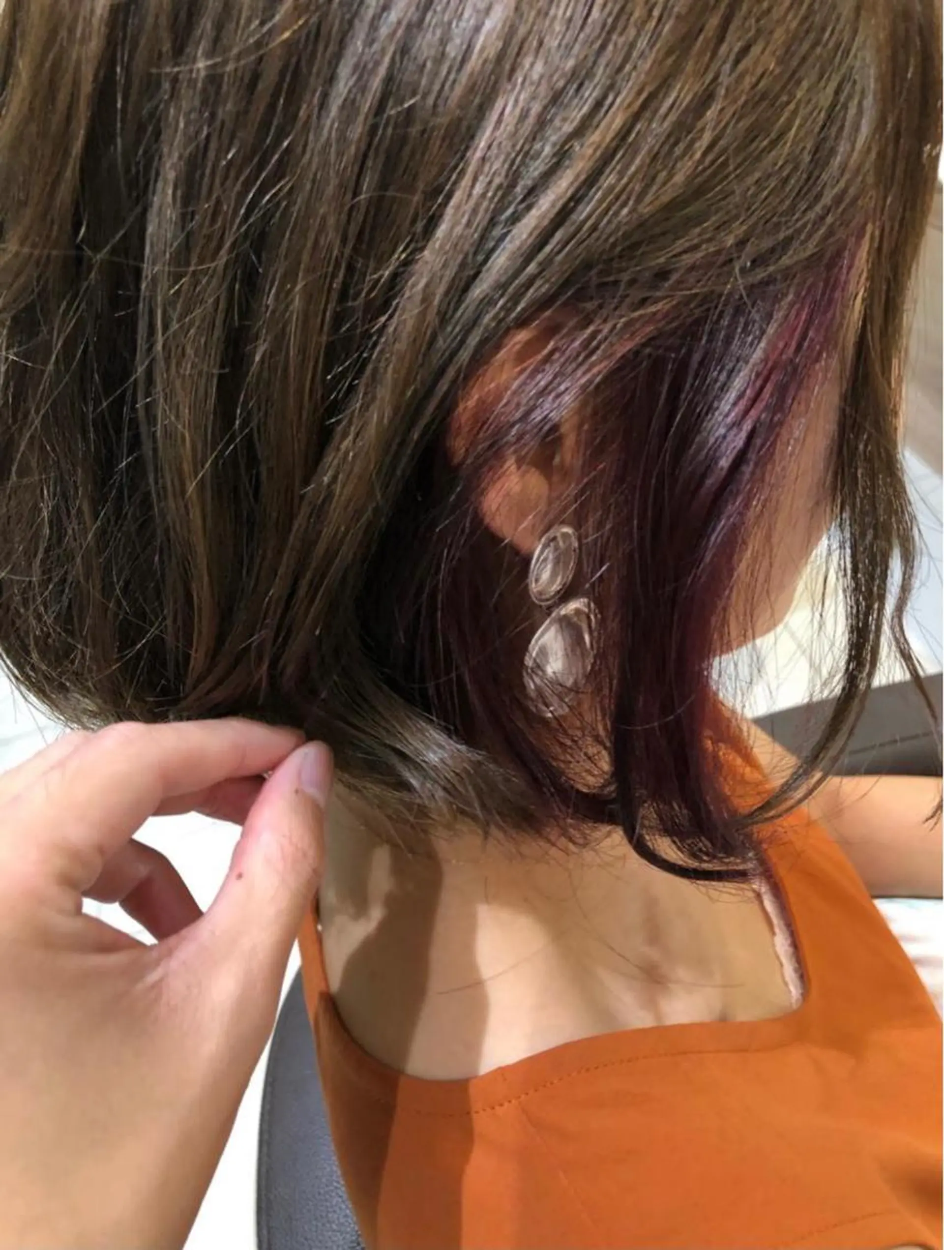 ミディアム カラー インナーカラー ピンクカラー カット ヘアカラー トリートメント 髪質改善縮毛矯正 💎TOMOのヘアスタイル