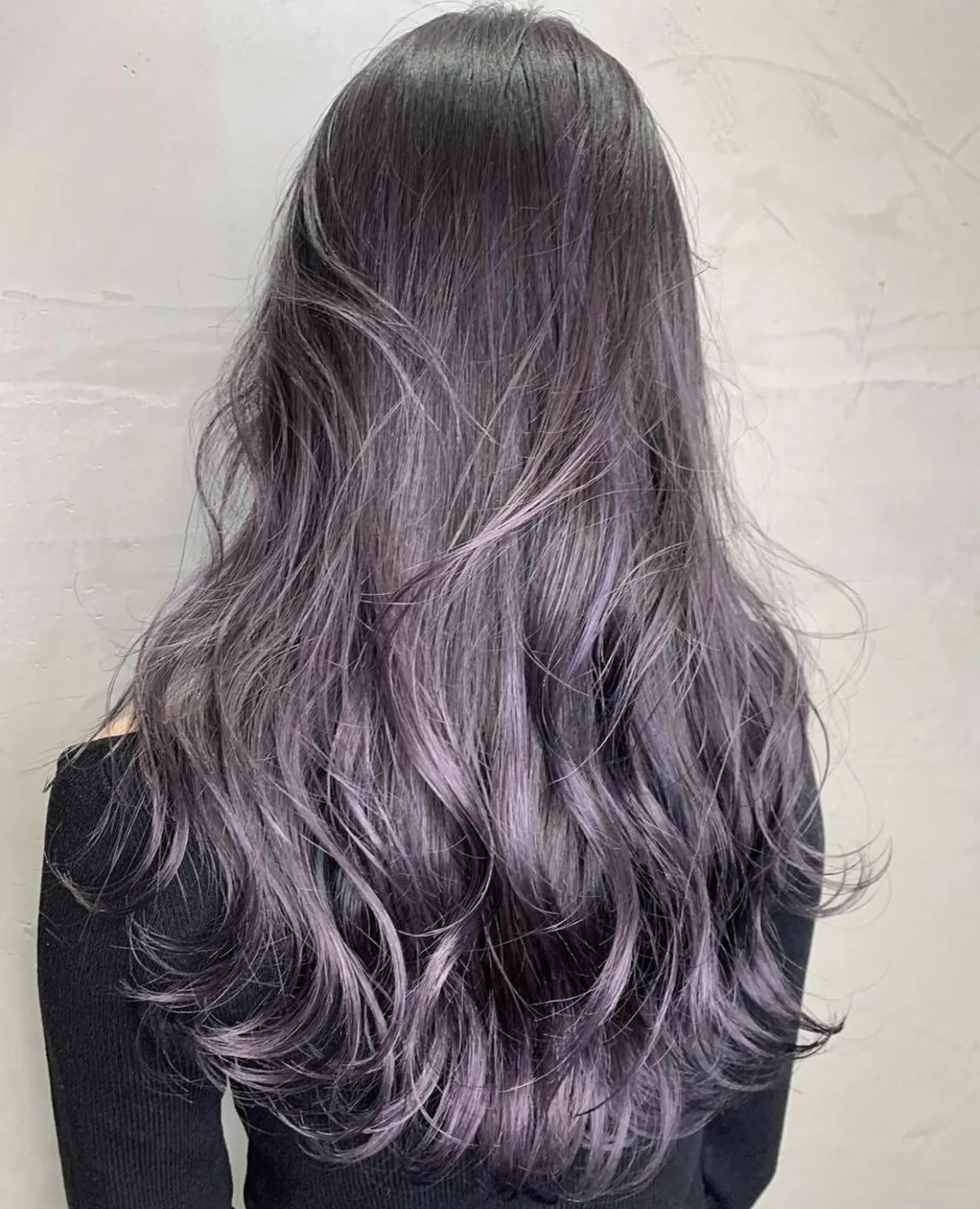 セミロング レイヤーカット 山影✨バレイヤージュ ハイライト✨メンズ◎のヘアスタイル