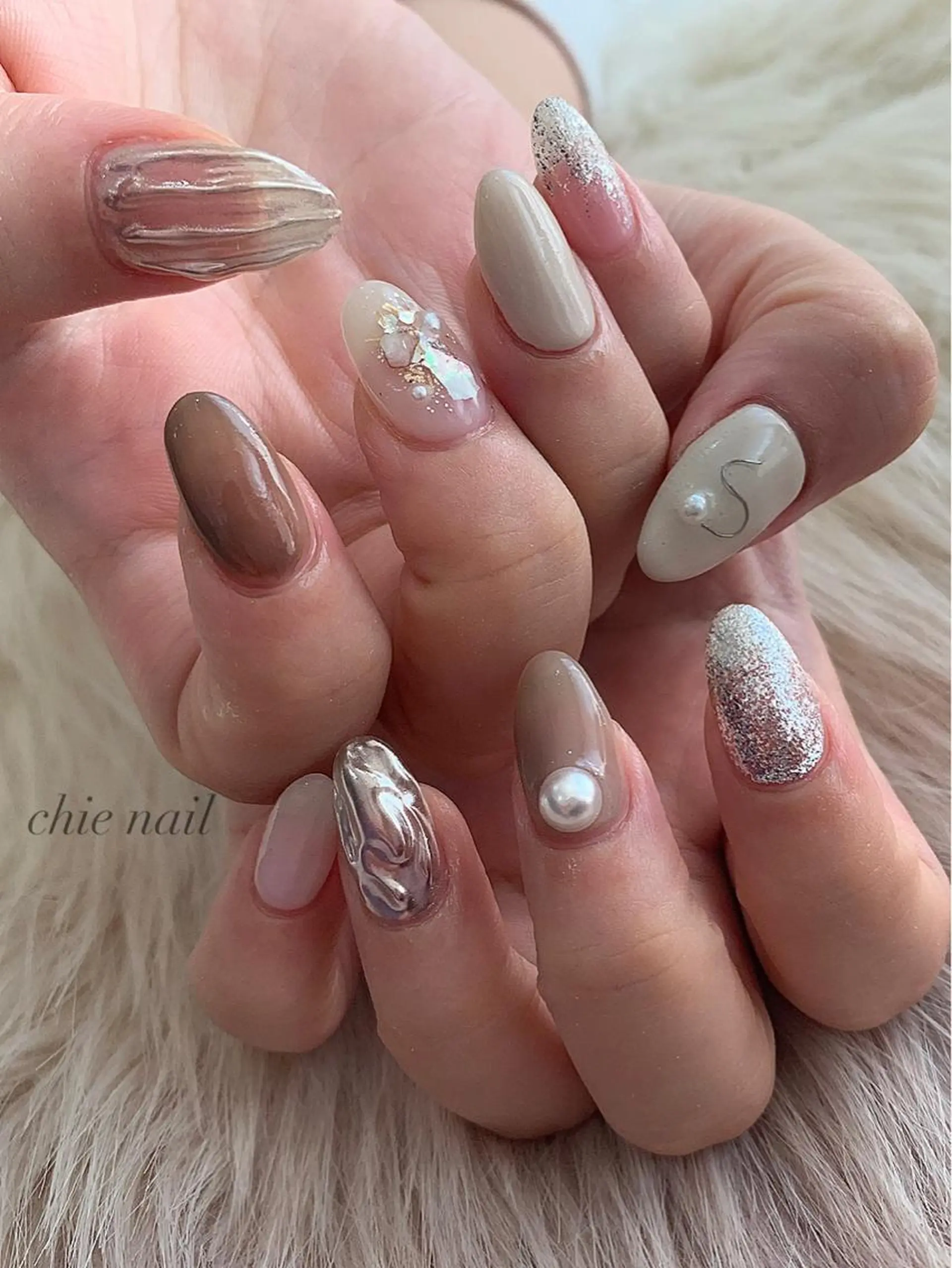 ネイル ハンドネイル 森ノ宮❤︎ chieのネイルデザイン