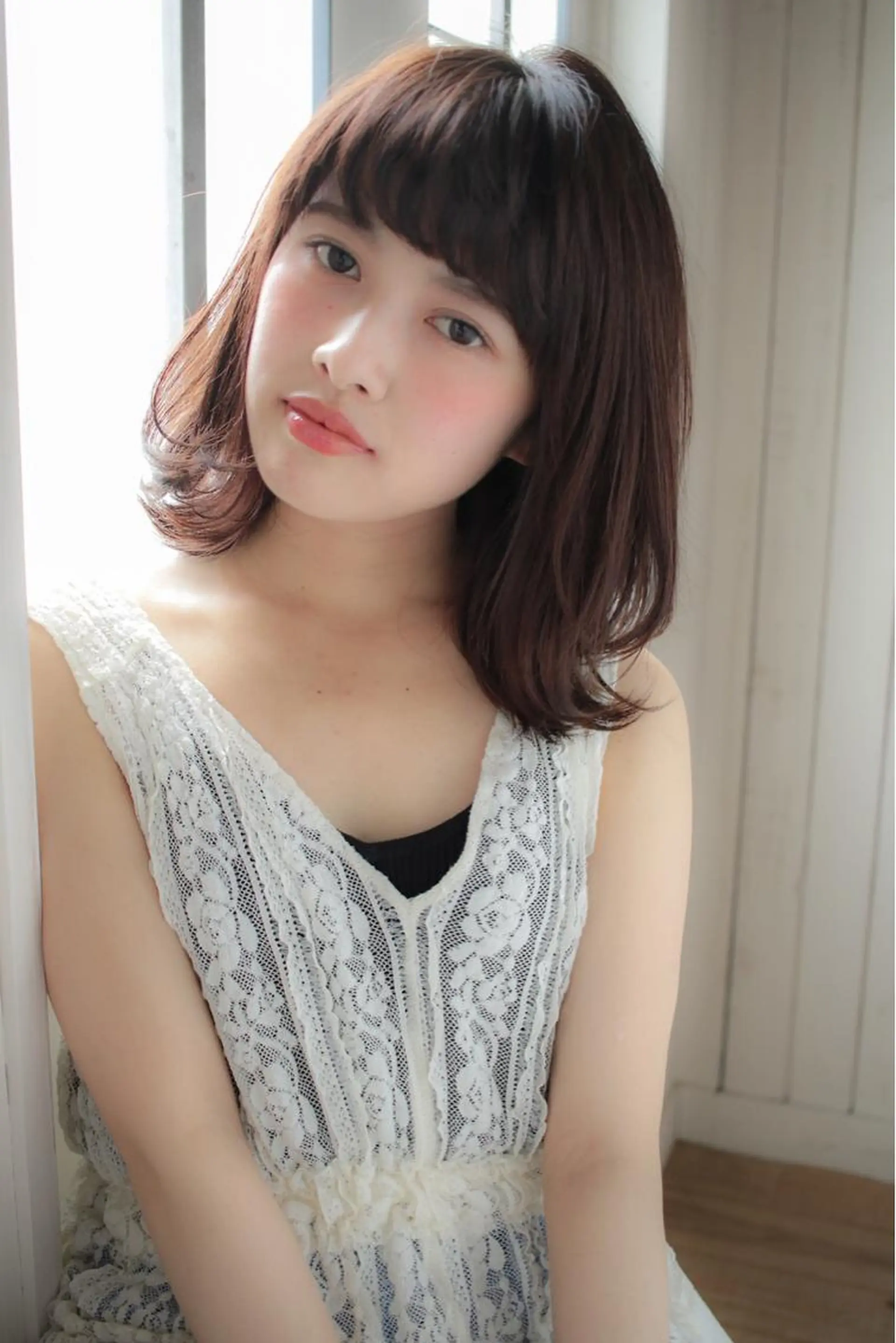 ミディアム うる艶/レイヤー 🪞池袋LAND🪞のヘアスタイル