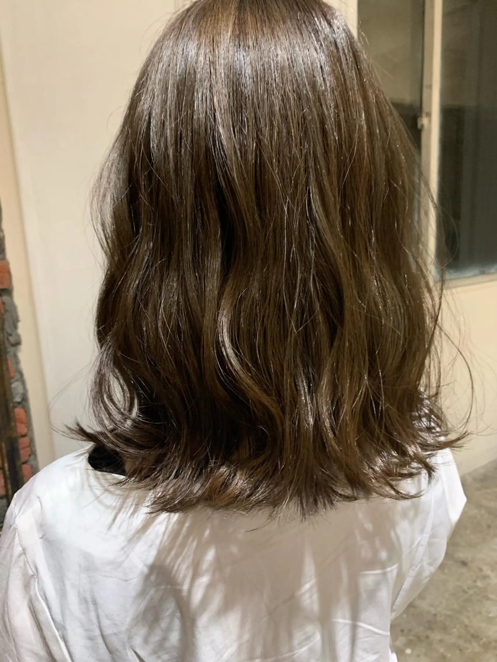 ミディアム カラー パーマ カット ヘアカラー パーマ トリートメント "小顔カット" Fuko.のヘアスタイル