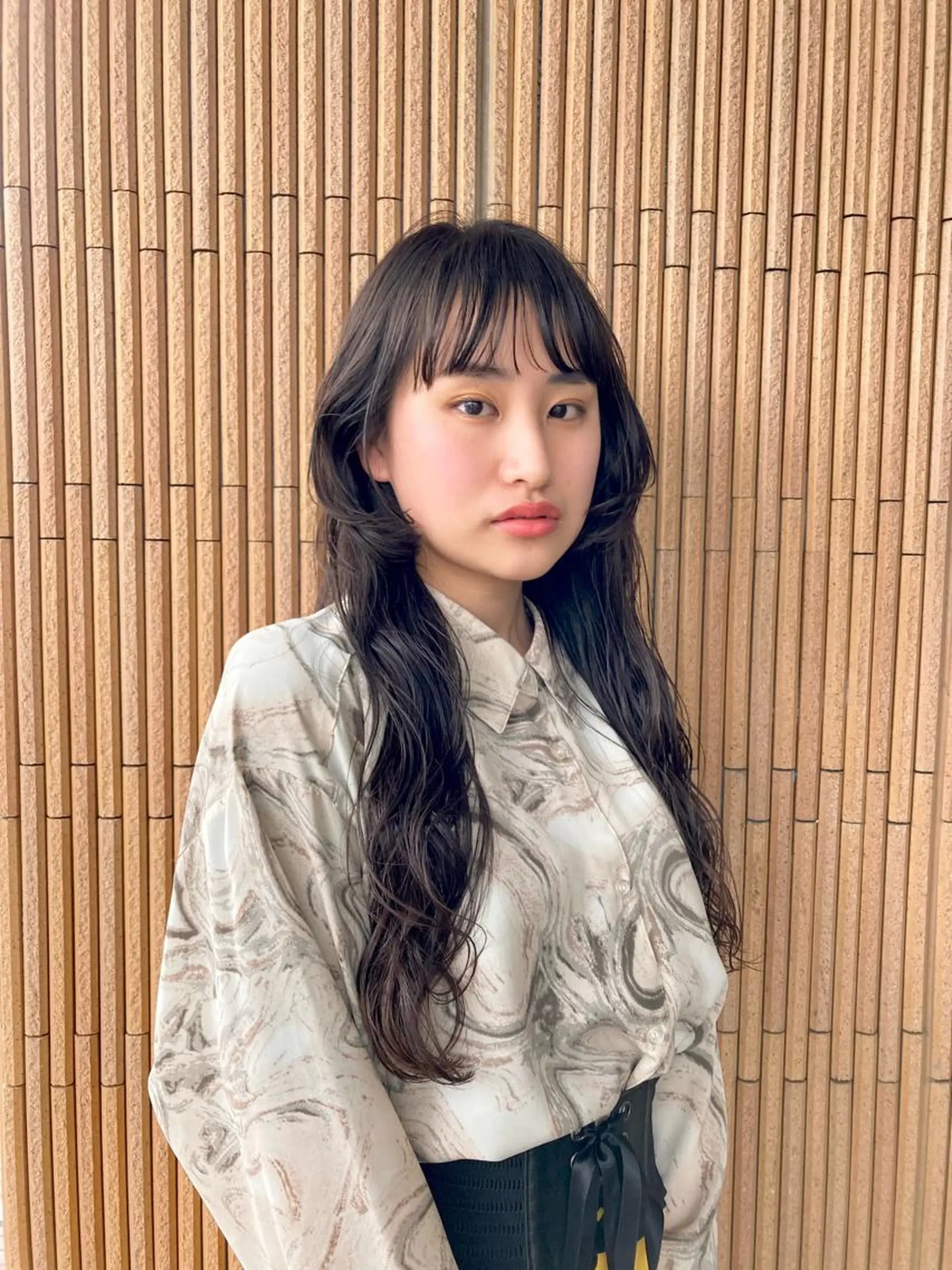 ロング パーマ Izumi所属・ヨシアキ/パーマ/ ウルフ/ボブ/メンズのヘアスタイル