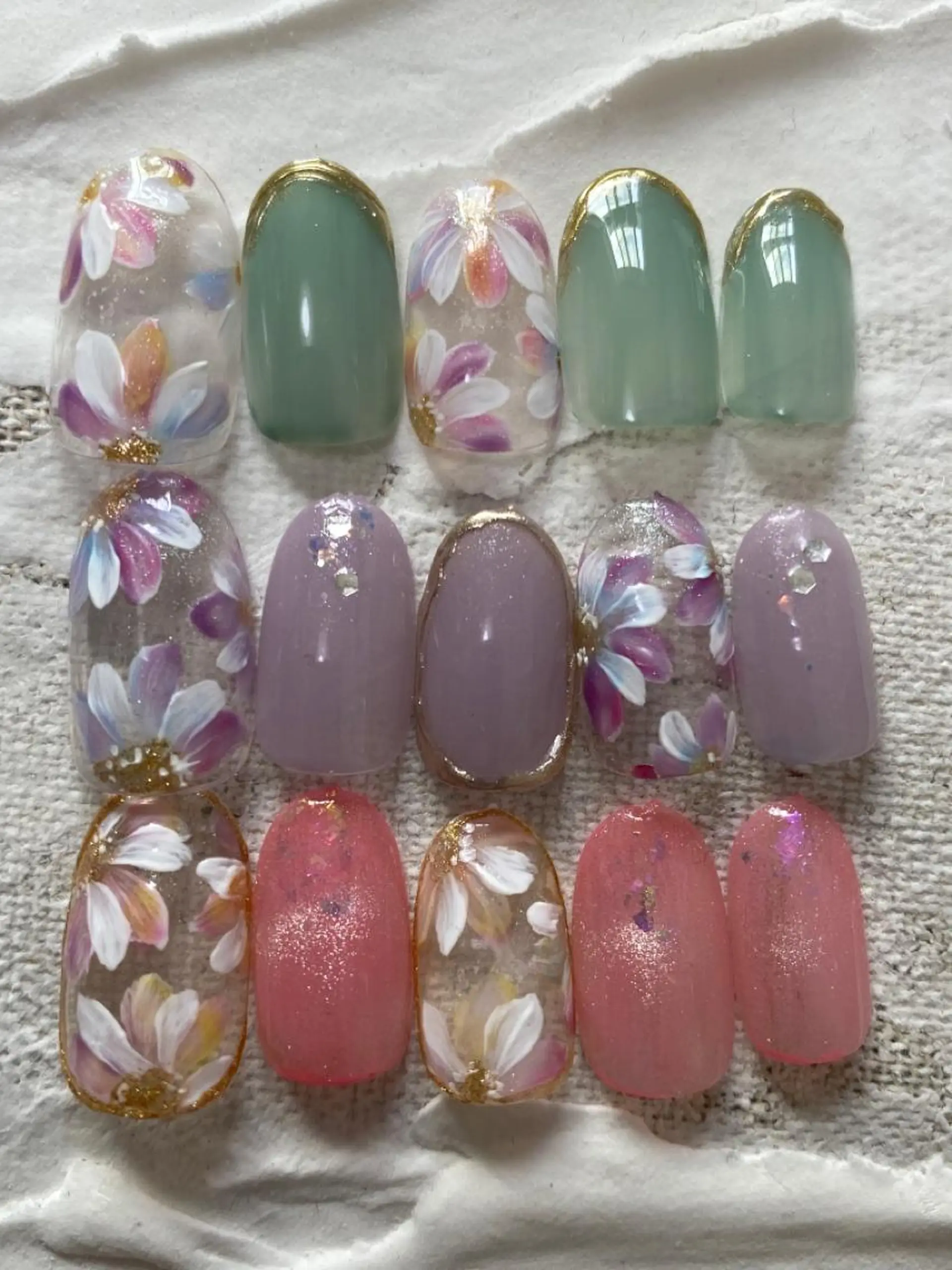 ネイル フラワーネイル ハンドネイル mellow mのネイルデザイン