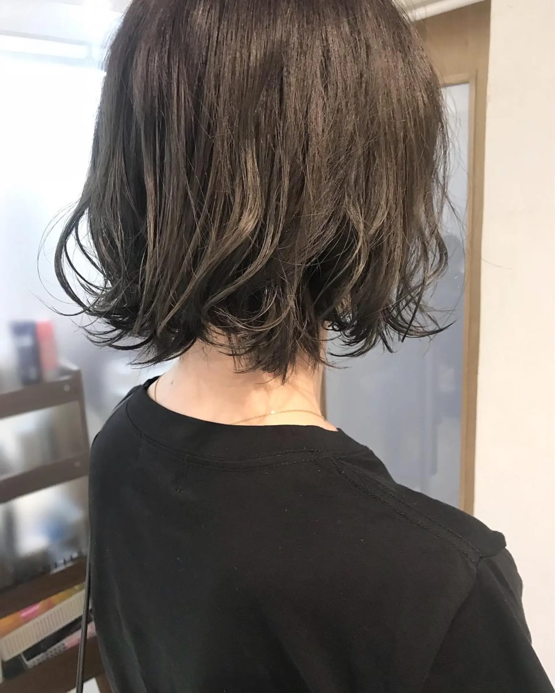 ショート Click所属・クニモトハルナ ボブ/柔らかカラーのヘアスタイル