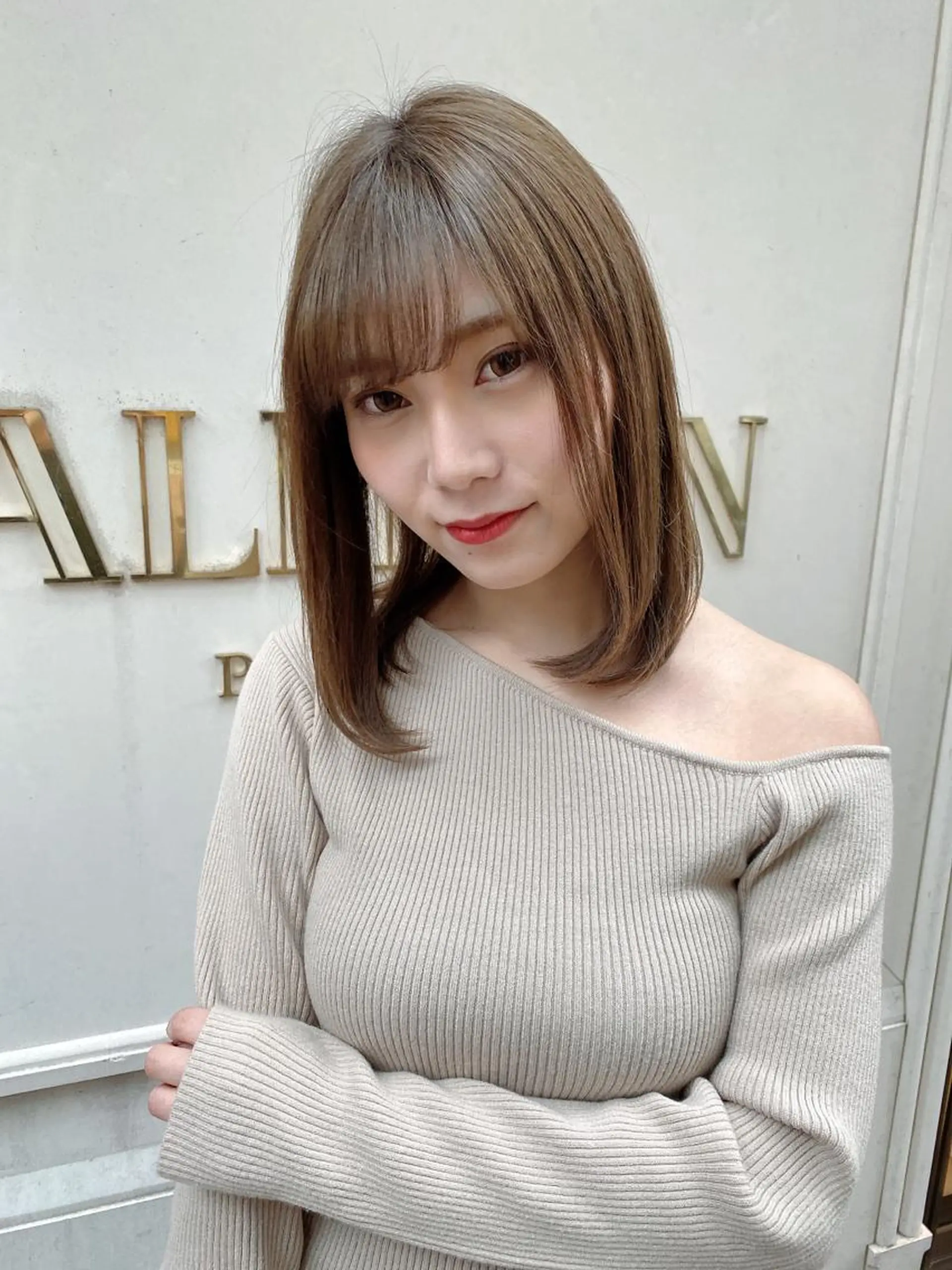 セミロング カラー ❣️モテ髪❣️佐野 圭佑のヘアスタイル