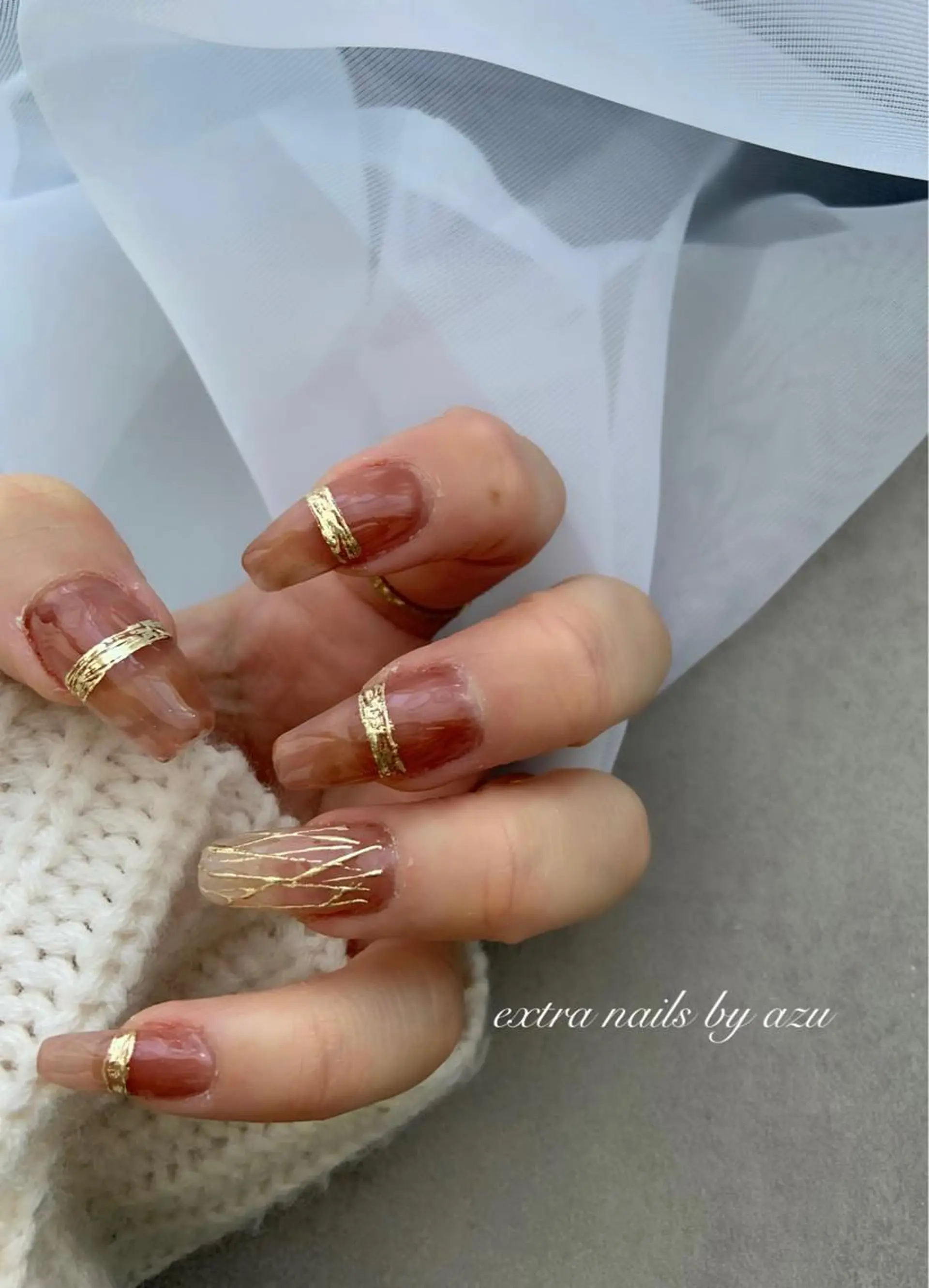 ネイル ハンドネイル extranails ／lemellaのネイルデザイン