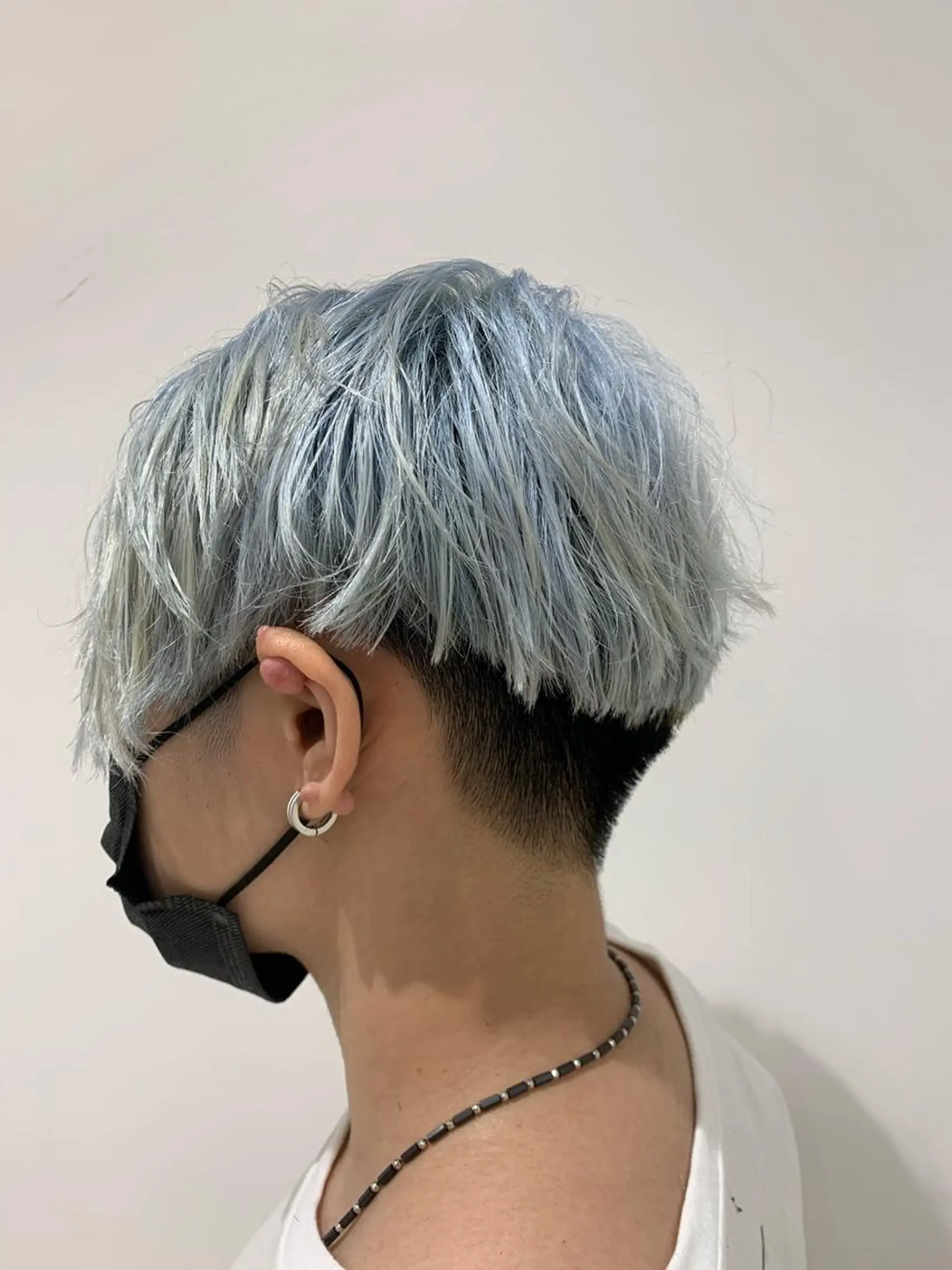 ショート メンズ 🐺ウルフ× ハイトーン🐺MOEのヘアスタイル