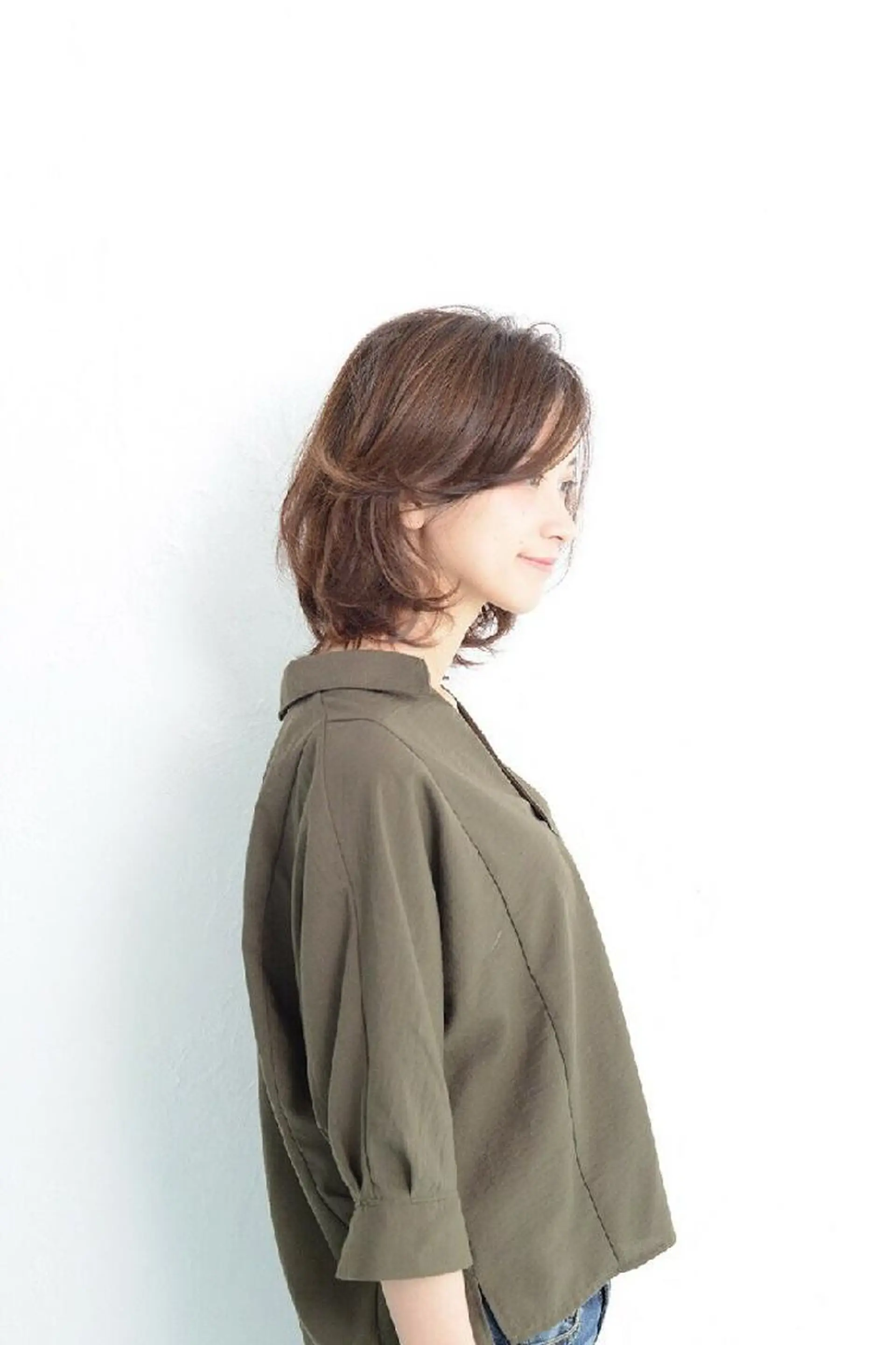 ショート カラー カット 韓国風パーマ、白髪ぼ かし　マキノタカユキのヘアスタイル