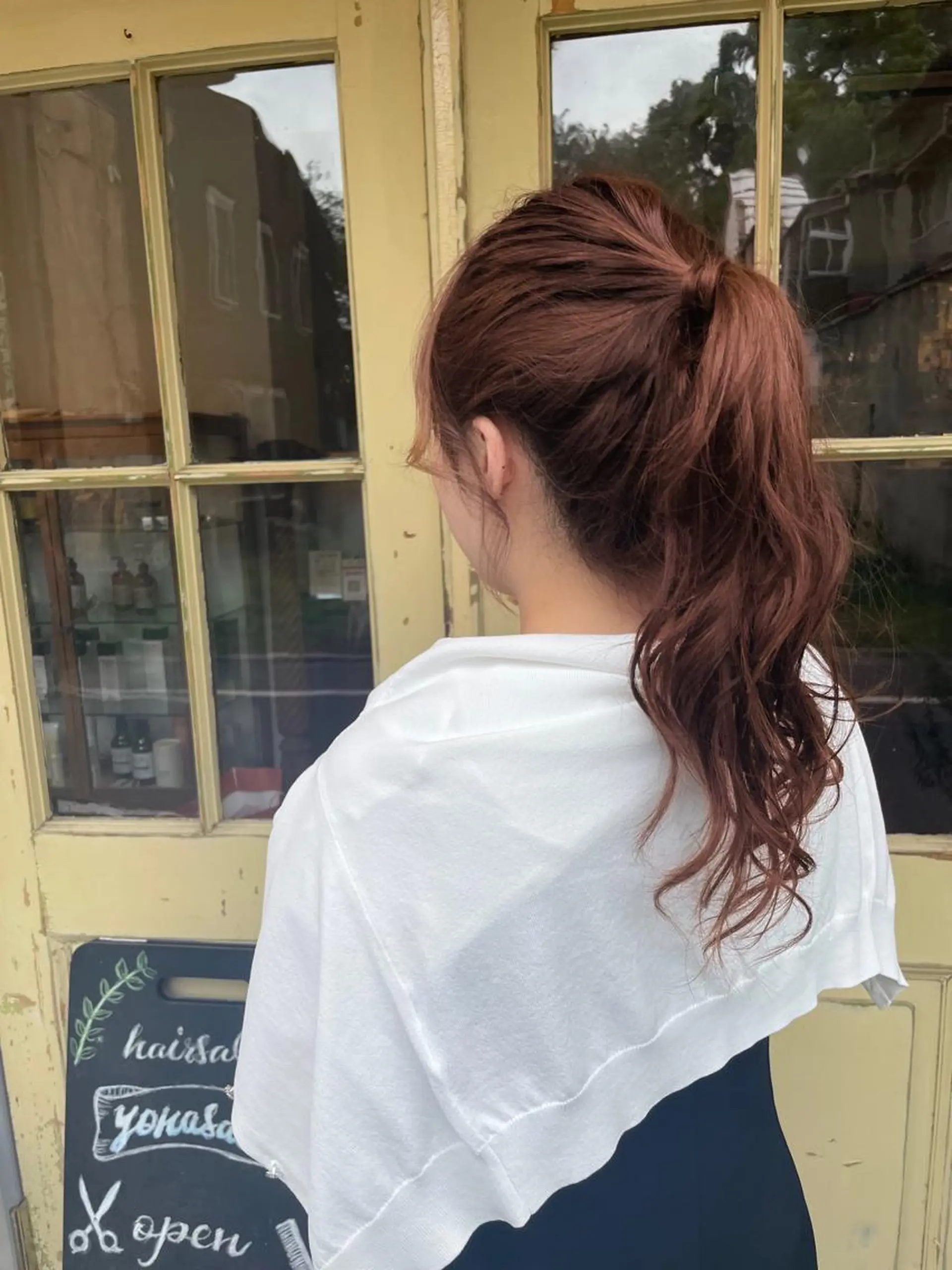 ロング ヘアアレンジ ヘアセット KURIA‪‪*⋆ஐ ブリーチ/韓国ヘアのヘアスタイル