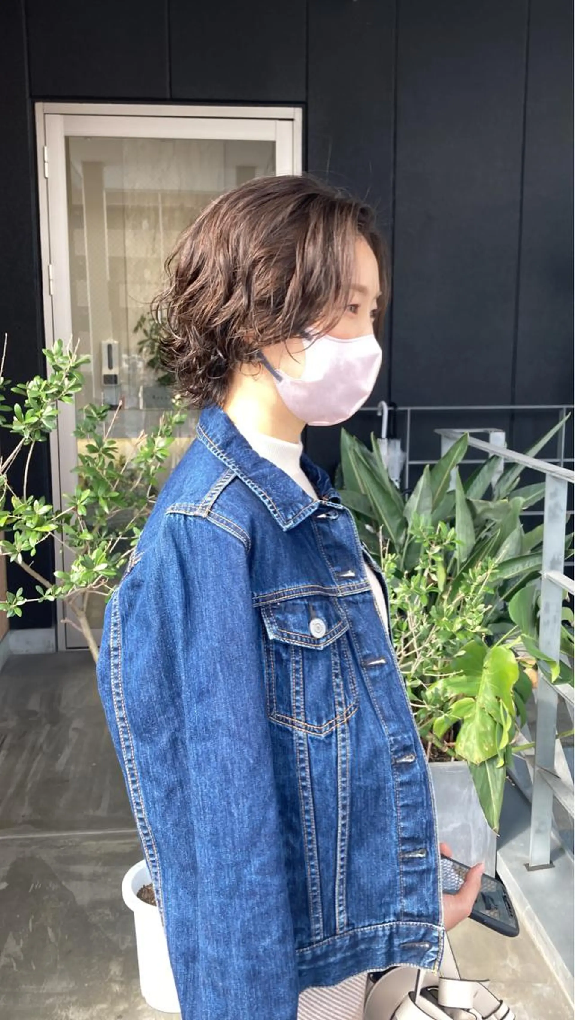 セミロング パーマ Izumi所属・ヨシアキ/パーマ/ ウルフ/ボブ/メンズのヘアスタイル