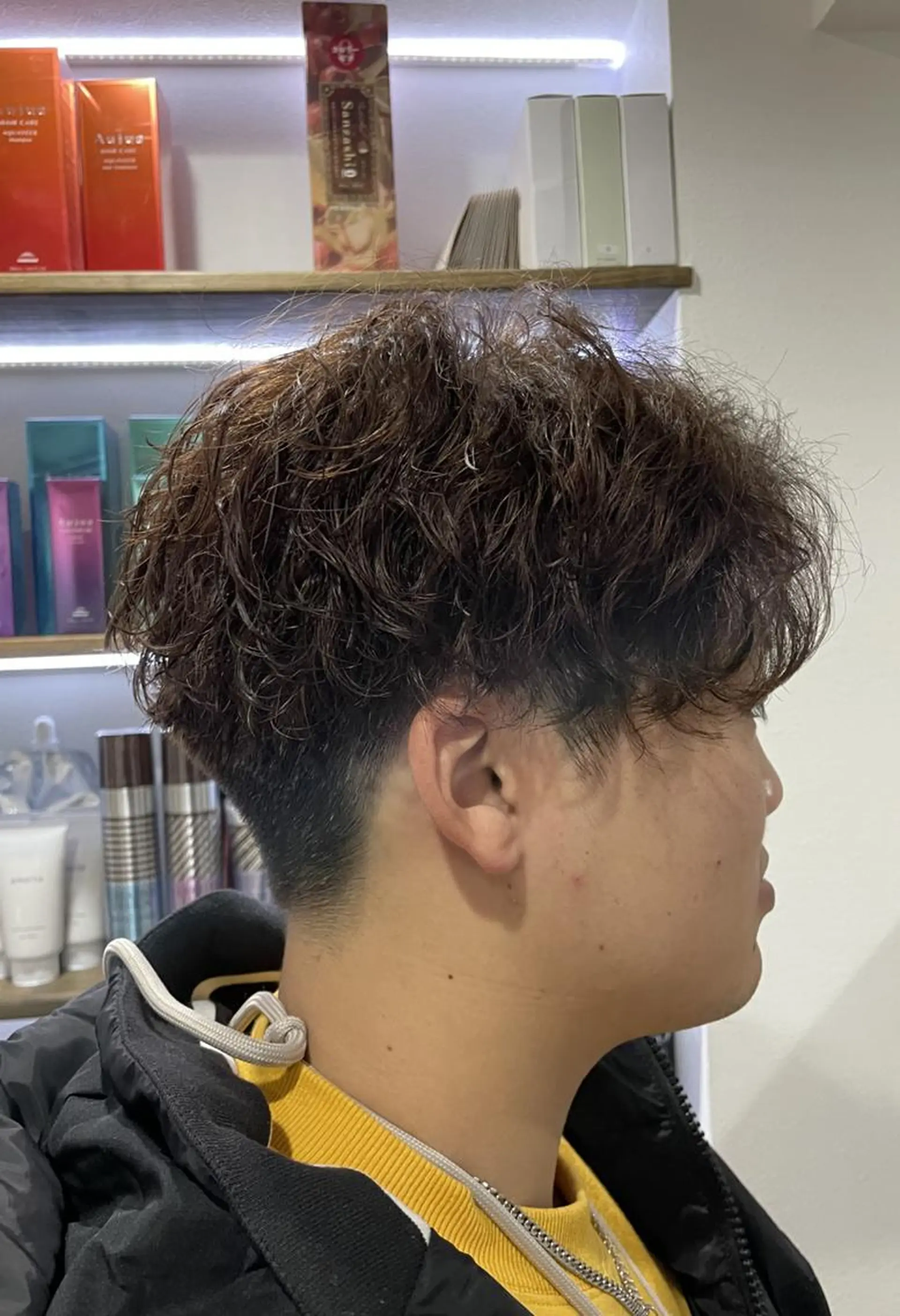 ショート パーマ メンズ メンズパーマ ツイストスパイラルパーマ スパイラルパーマ カット ヘアカラー パーマ 名駅Private Salon　Noaのヘアスタイル