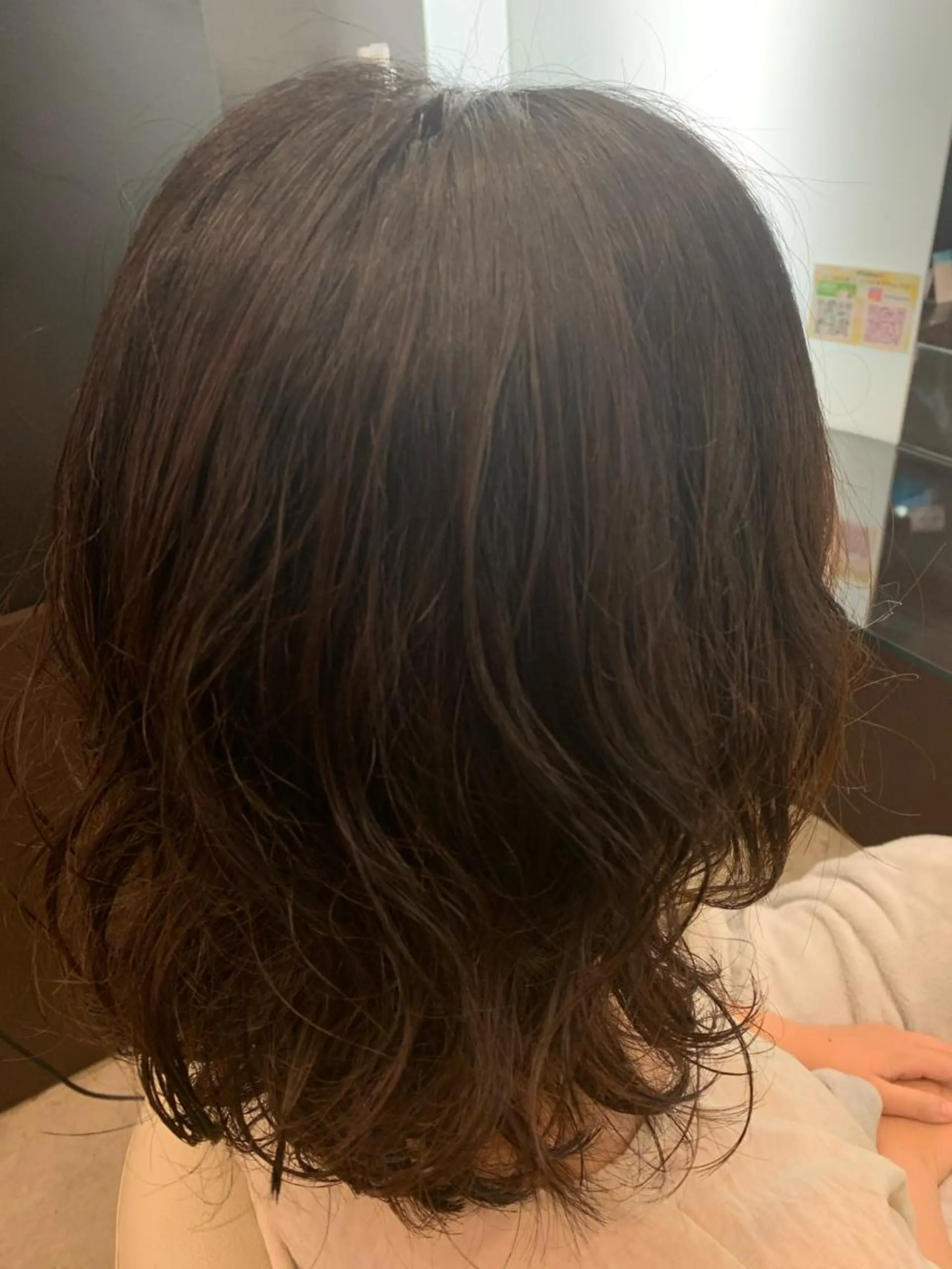 ミディアム パーマ カット パーマ Aya/四条烏丸/ インナーカラーのヘアスタイル