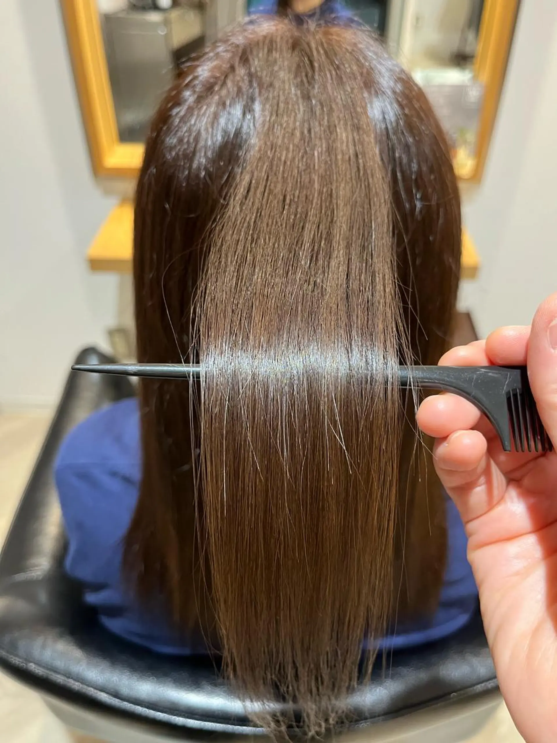 セミロング まつしま ちひろのヘアスタイル