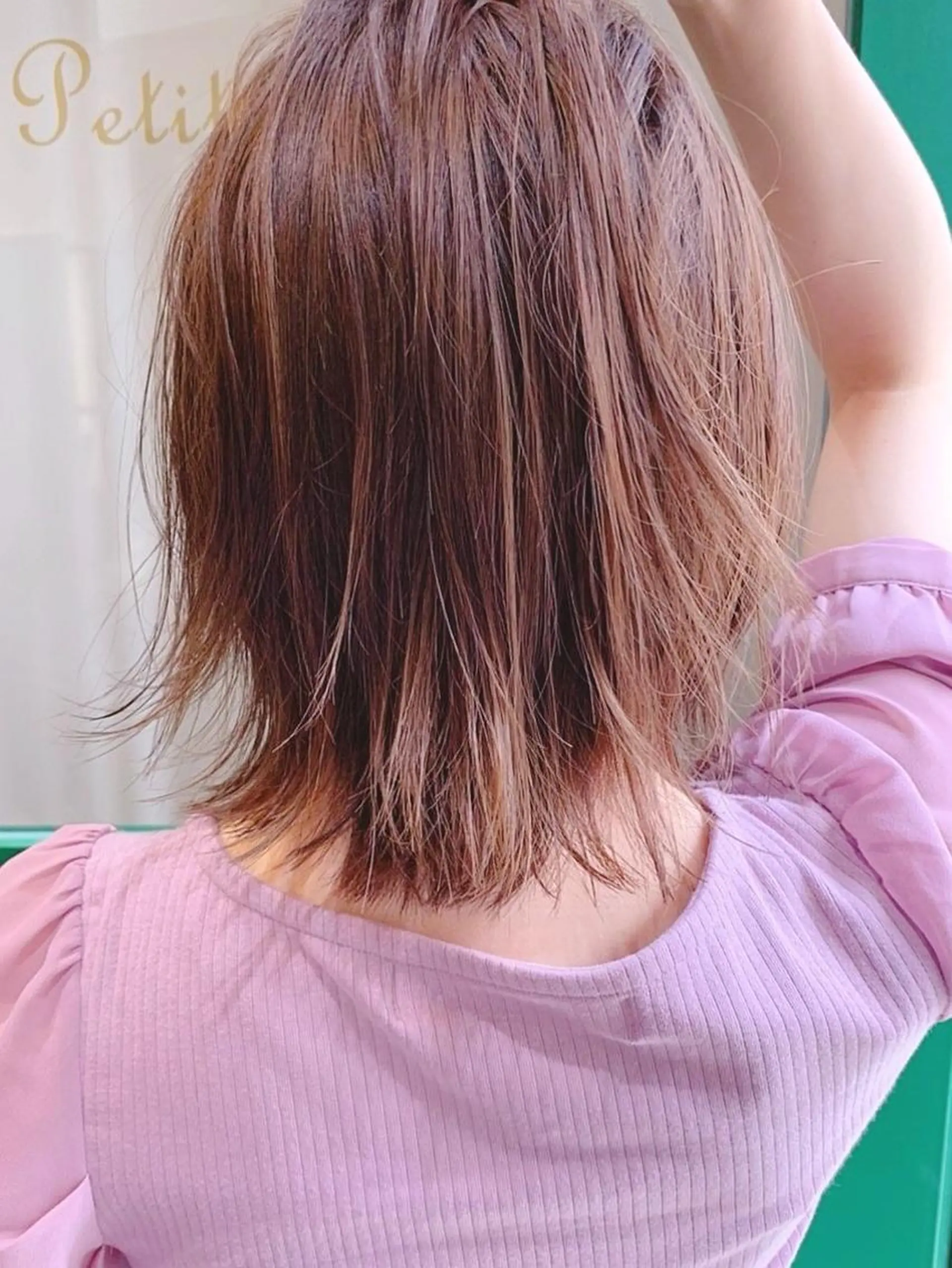 ミディアム ハイライト カット ヘアカラー トリートメント Petit Maison Tokyo所属・🦋ショートカット 🦋Yu-Kiのヘアスタイル