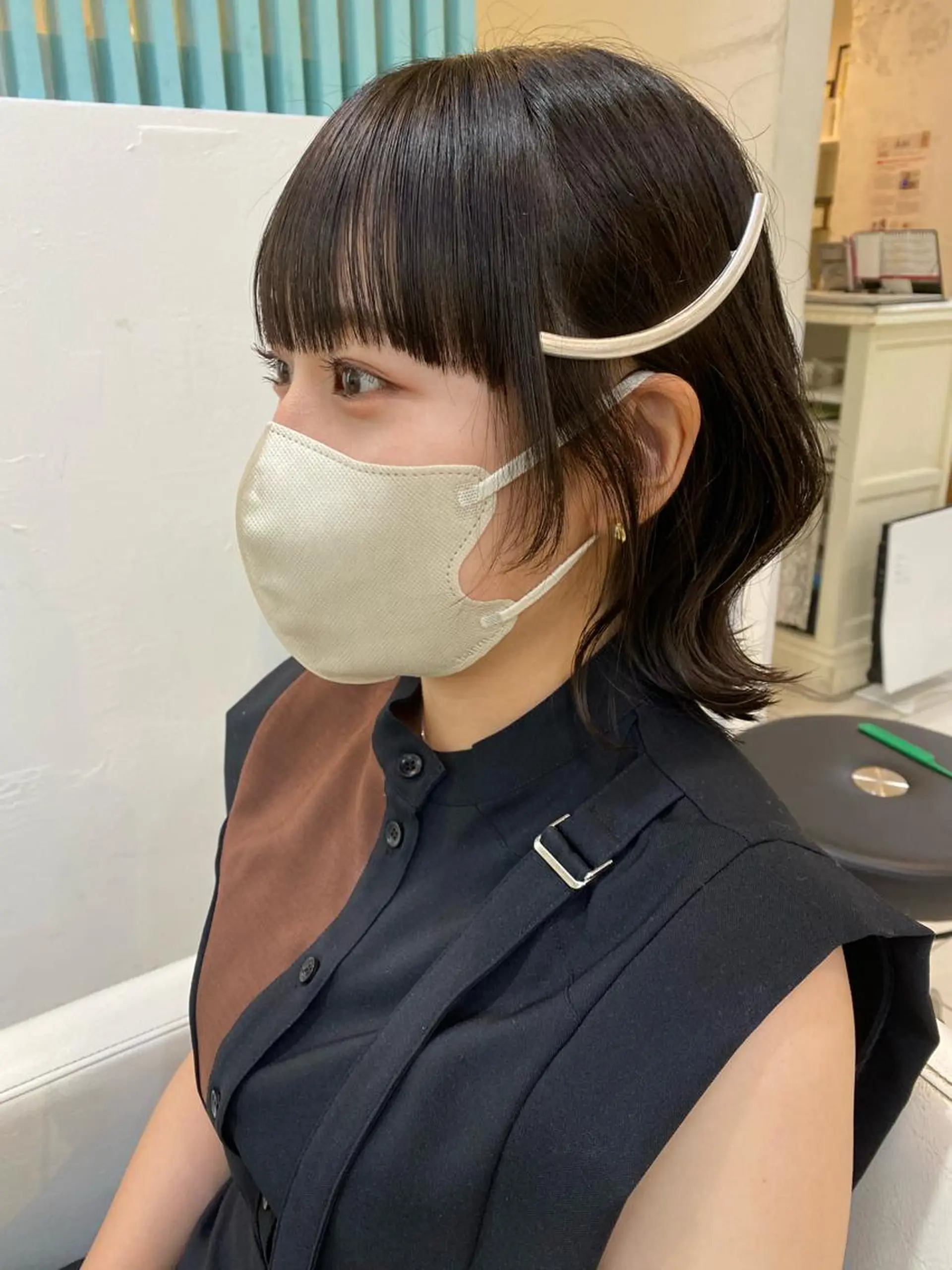 ショート カラー ヘアアレンジ マツエク・マツパ アイブロウ ヘアセット Noah's　Ark所属・透明感カラー🫧ヘア セット🫧松本菜月の眉毛・アイブロウイメージ