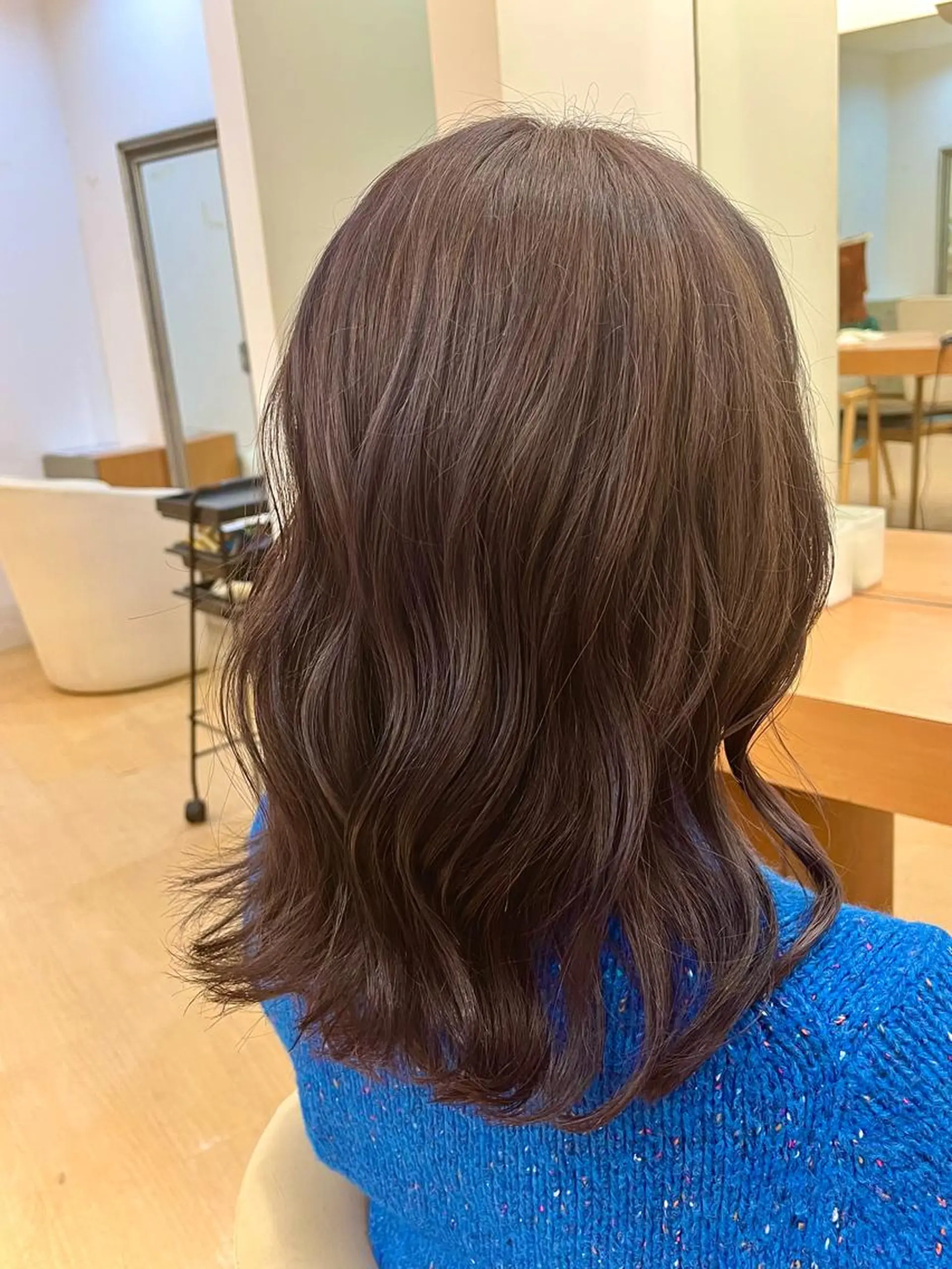 ミディアム ヘアセット LUNA🌙韓国ヘア 🌙レイヤーカットのヘアスタイル