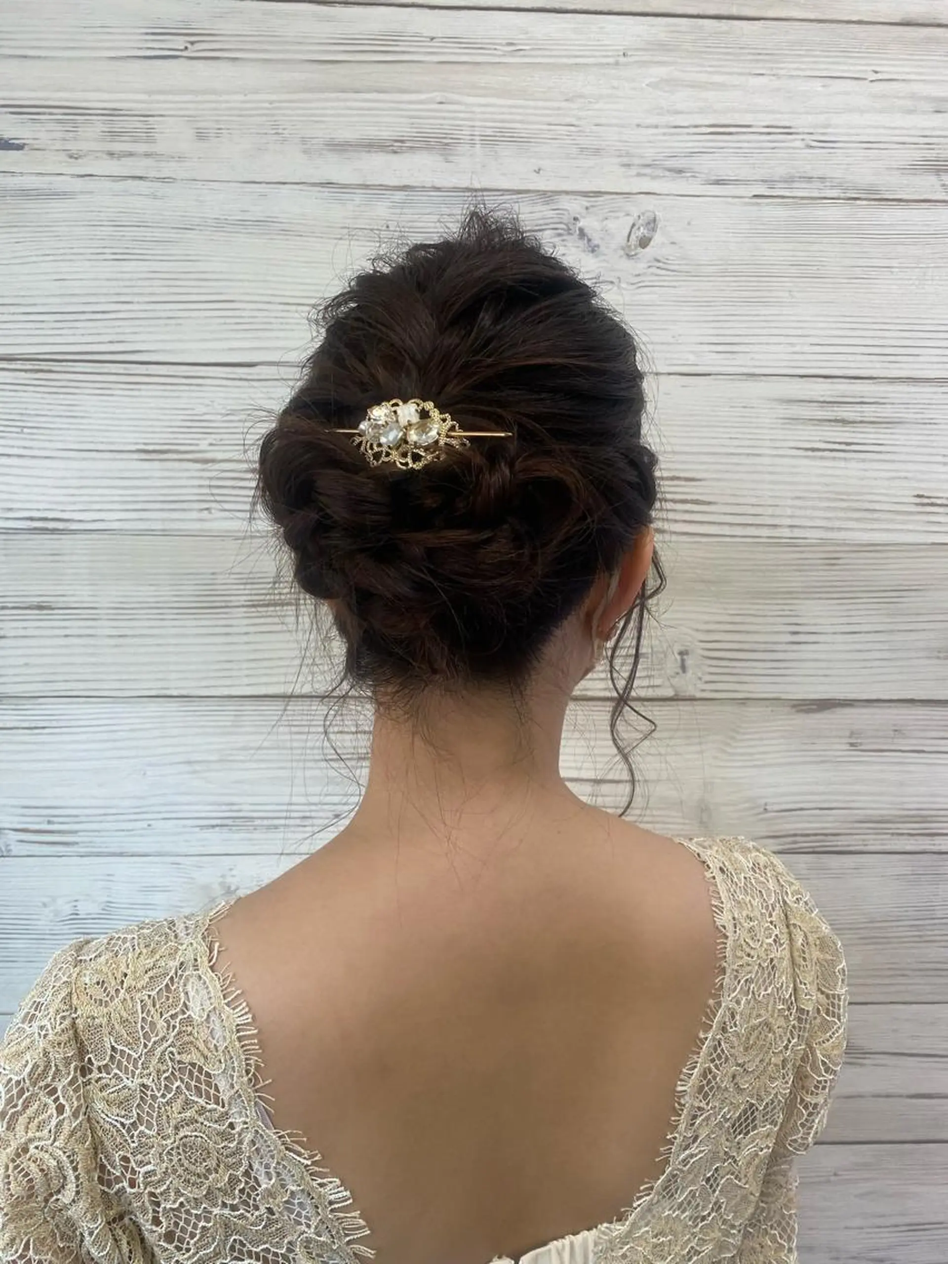 セミロング カラー ヘアアレンジ ショートボブ 編み込みエクステ シールエクステ セミロングパーマ バレイヤージュ LAVENDIA Azabu所属・LAVENDIA 初音のヘアスタイル