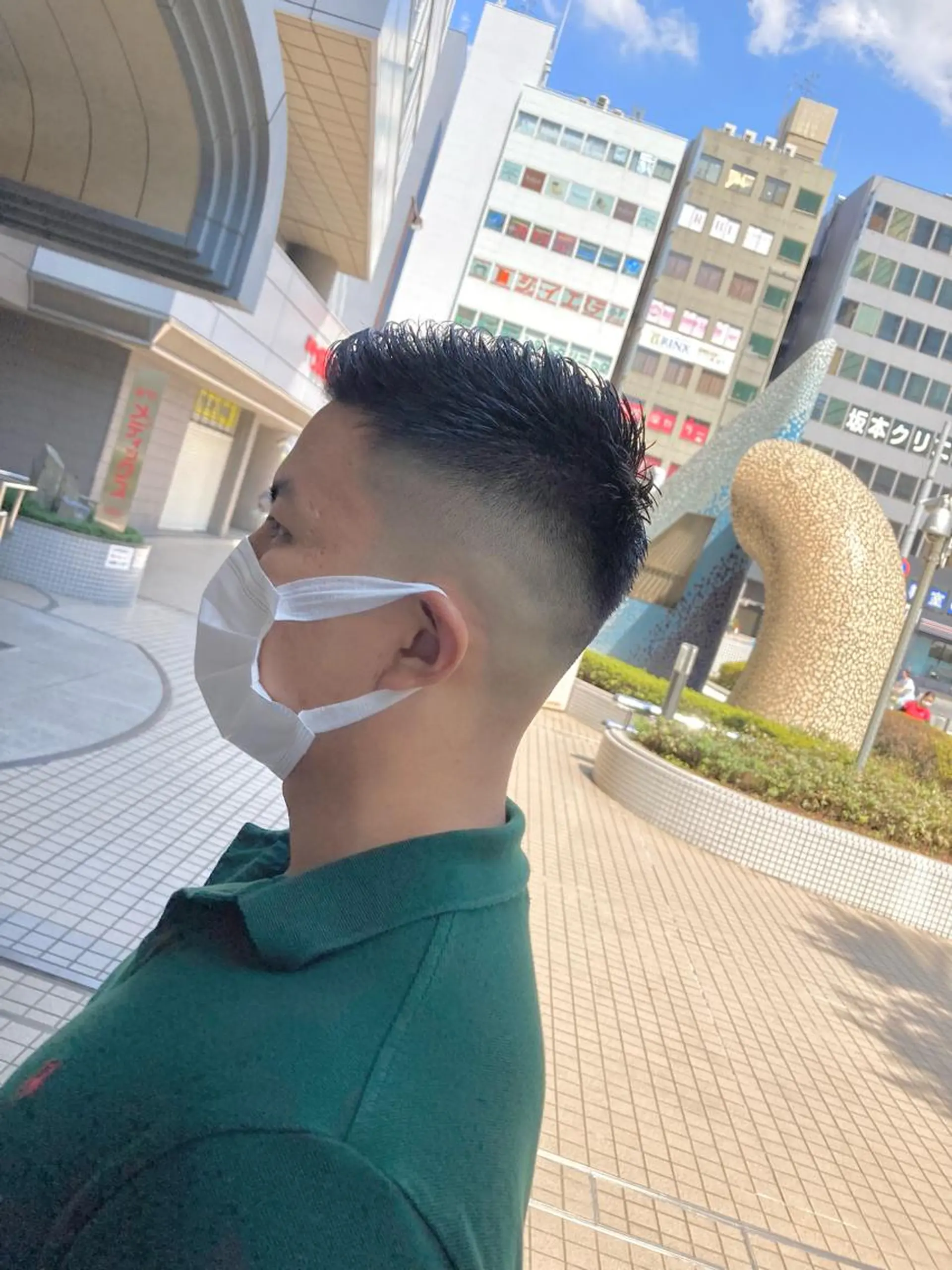 メンズ フェードカット スキンフェード カット SHAFT Ieiriのヘアスタイル