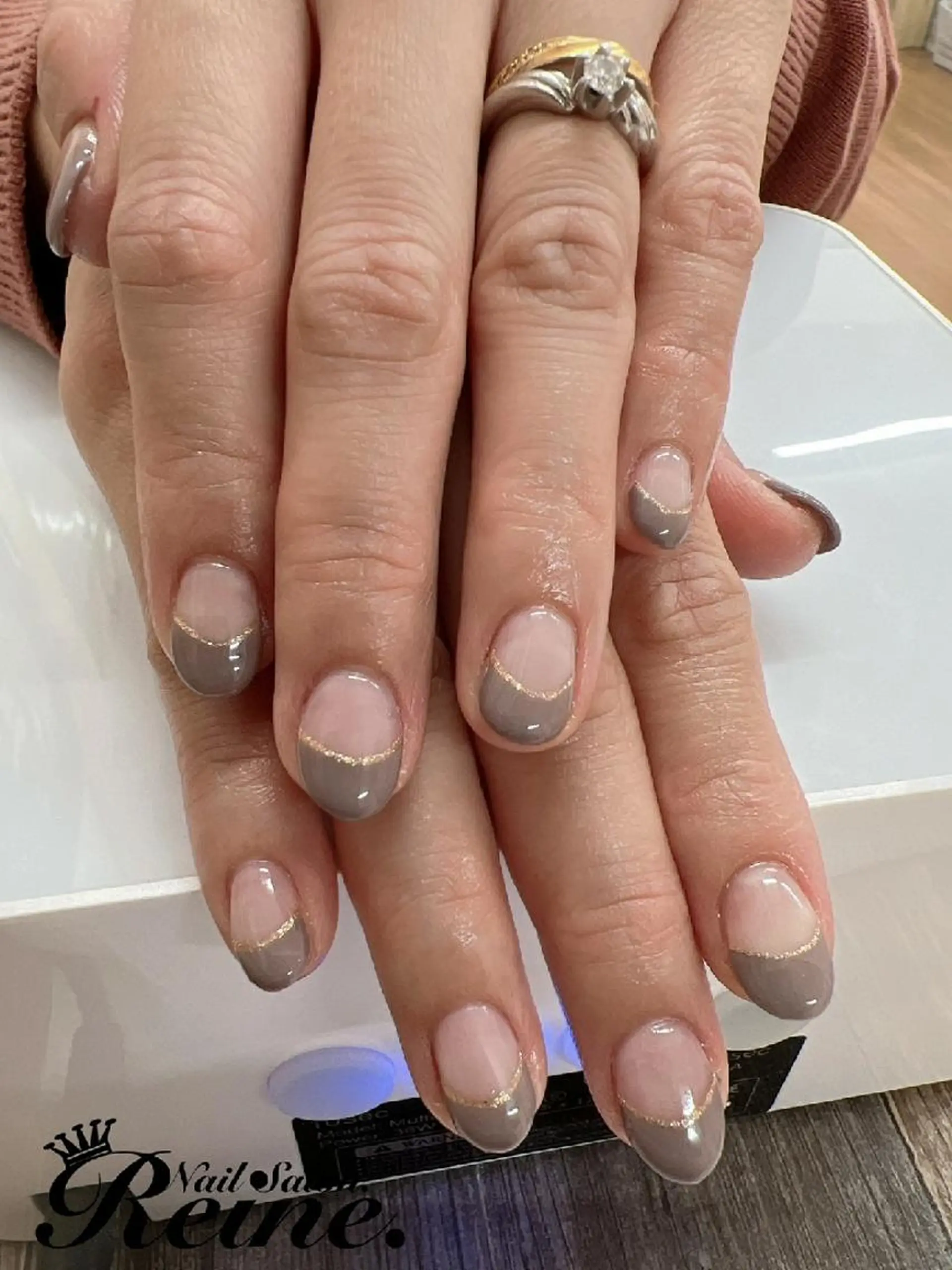 ネイル フレンチネイル Nailsalon Reine所属・玉栄 伶奈のネイルデザイン