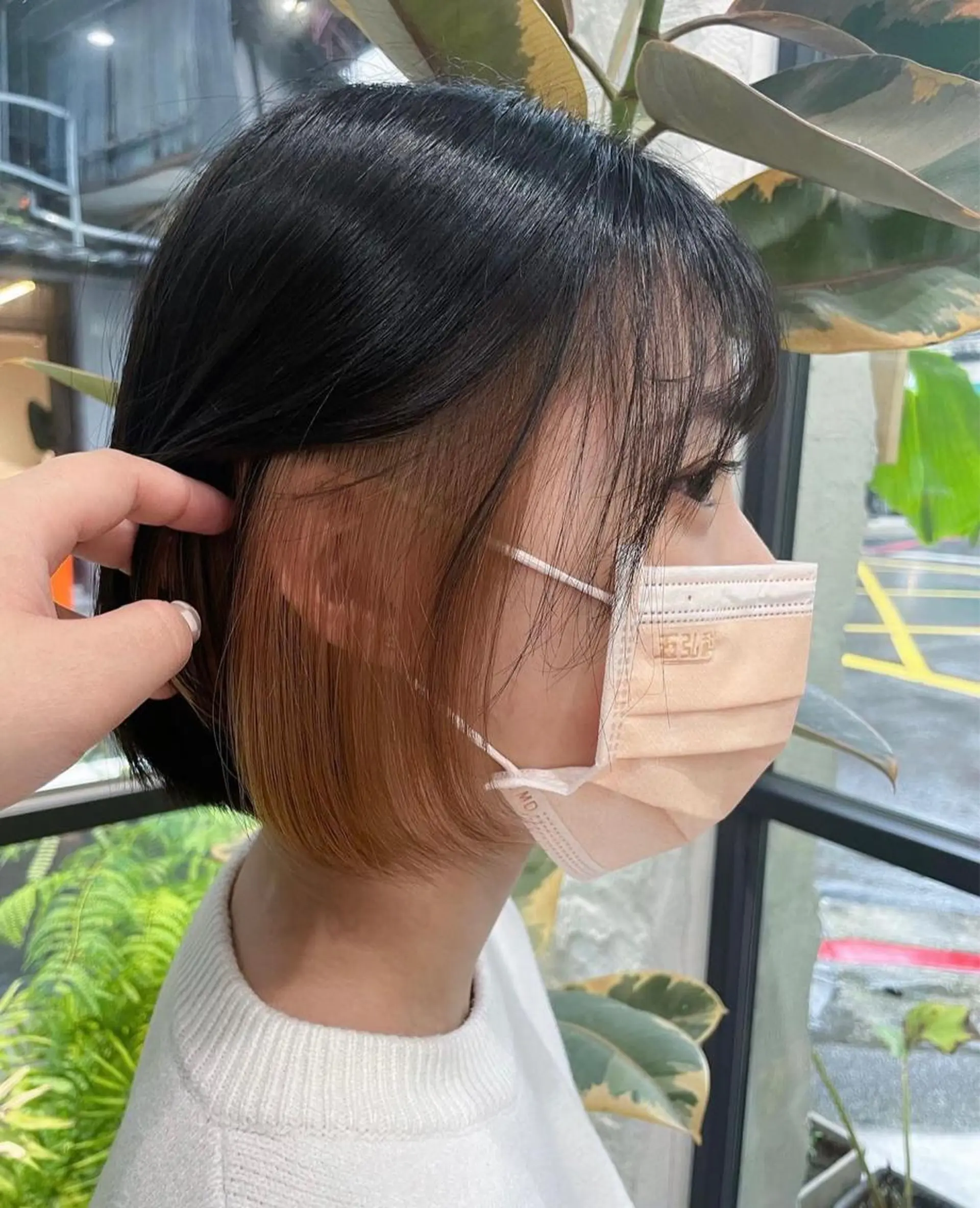 ショート カラー THESALONS所属・🤍ブリーチカラー /寄田龍樹🤍のヘアスタイル