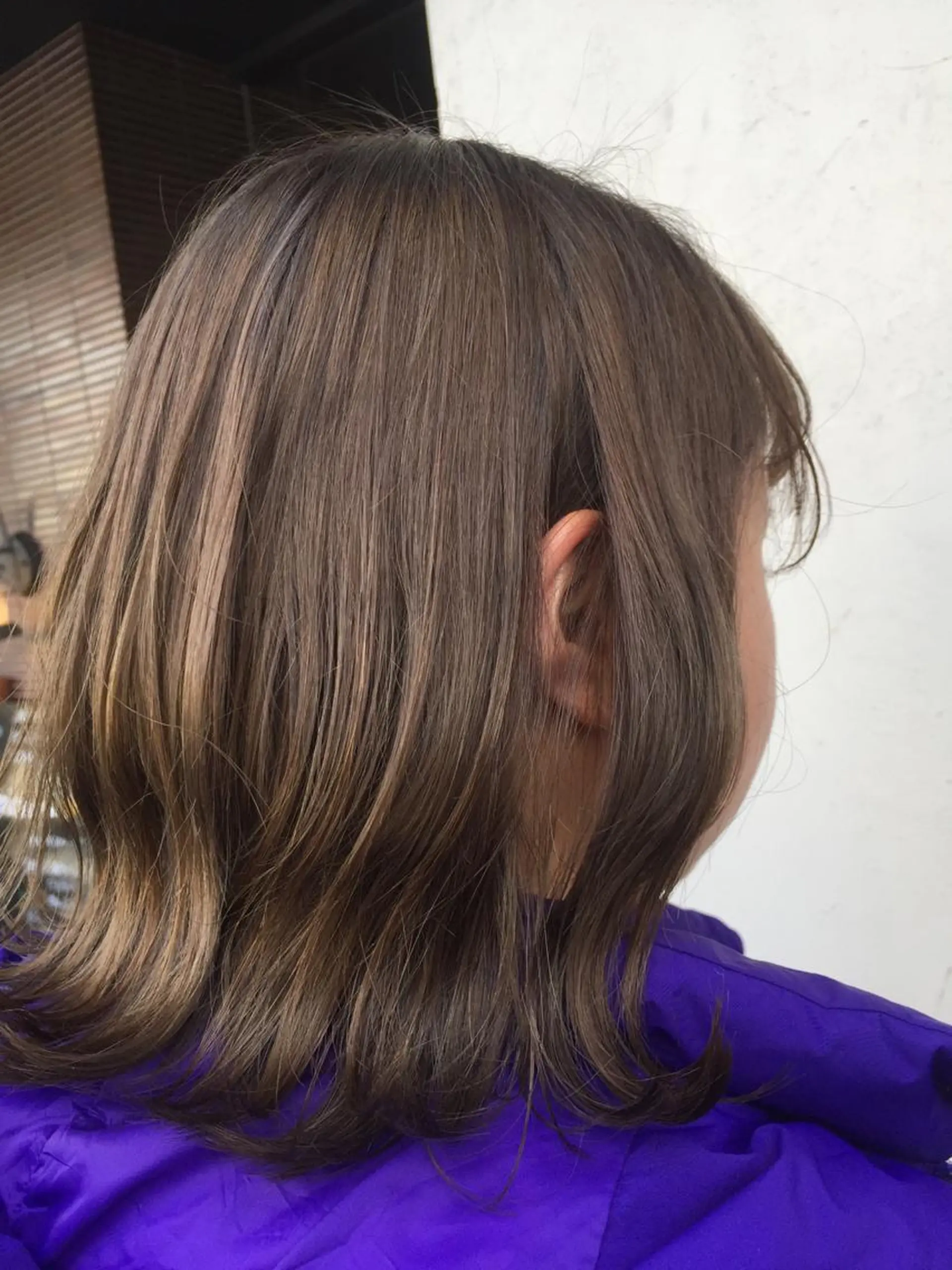 ミディアム カラー ブリーチ ヘアカラー 髪質改善/痛ませ ないカラー/西村航大のヘアスタイル