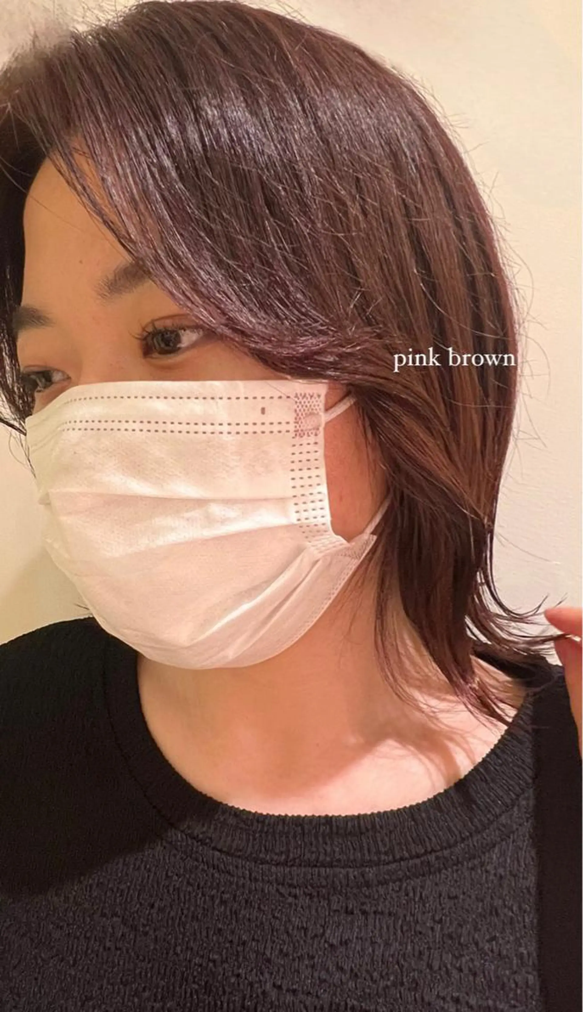 ショート カラー ブラウンカラー ピンクカラー ＧＡＲＤＥＮ/ダブル カラー/otohaのヘアスタイル