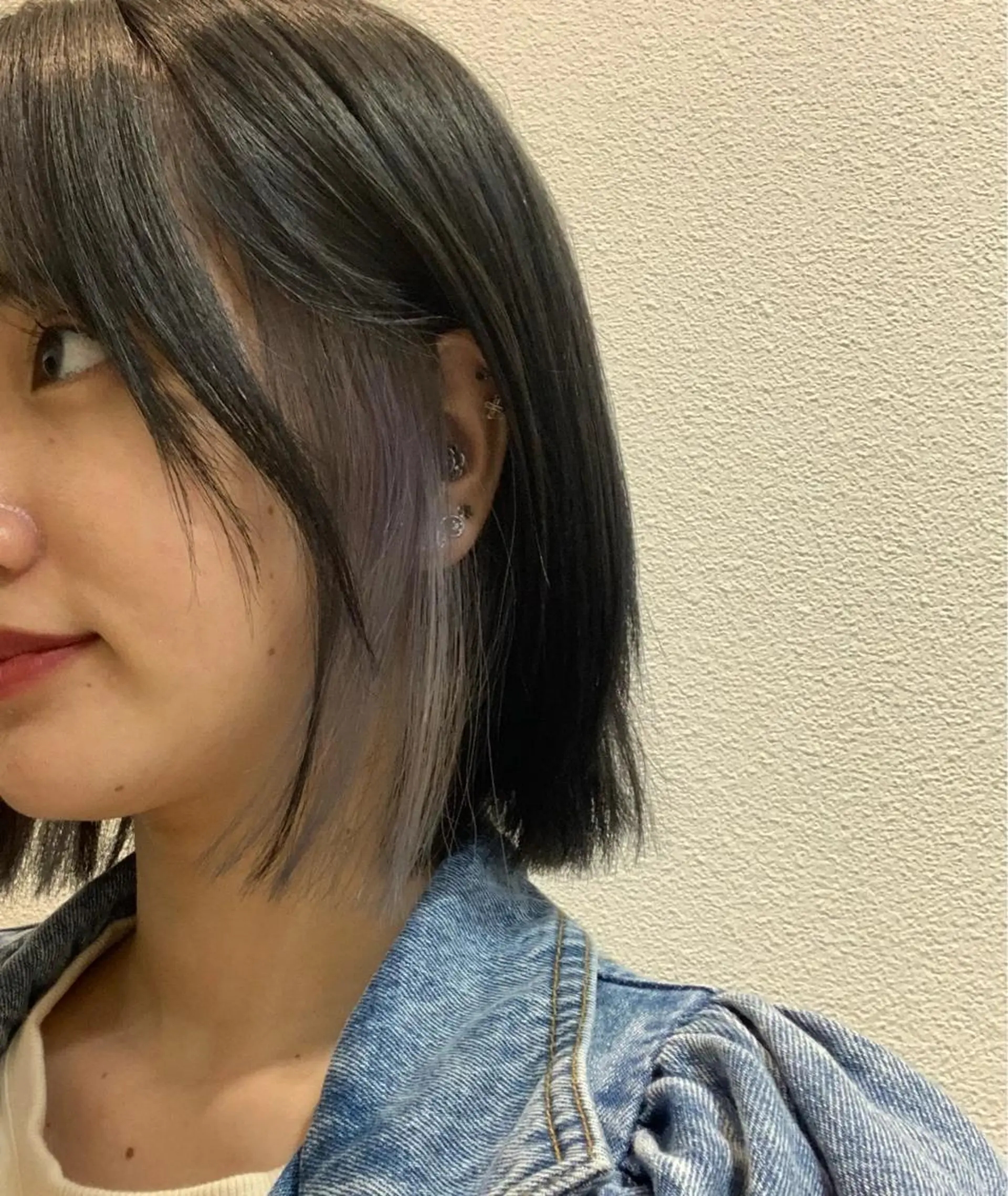 カラー ヘアカラー ショート/ボブ/透明 感カラー/高橋あみのヘアスタイル