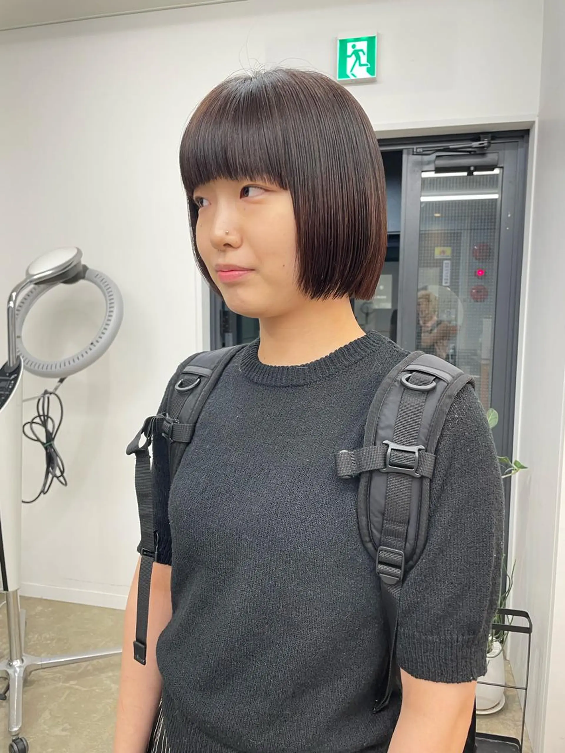 ショート ボブ 髪質改善 pole所属・【pole】 minaのヘアスタイル