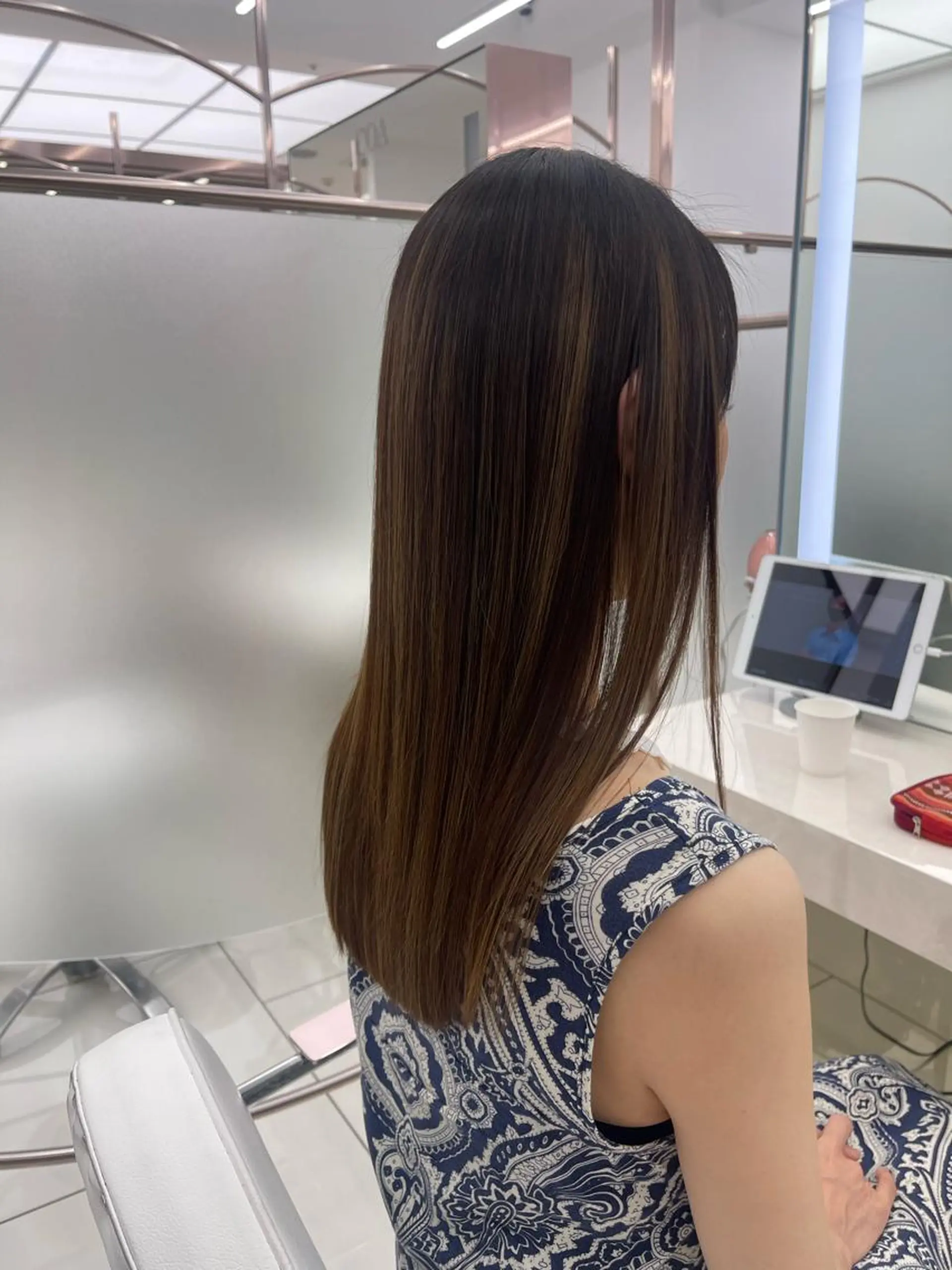 ロング トリートメント 酸熱トリートメント 銀座🌈カラー美容師 佐藤ルイのヘアスタイル