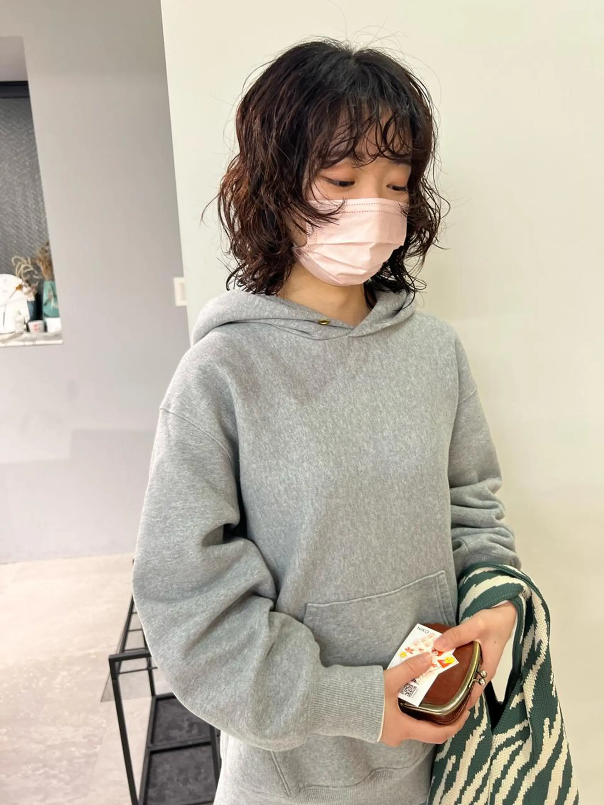 ミディアム パーマ カット パーマ MARU レイヤー/パーマのヘアスタイル